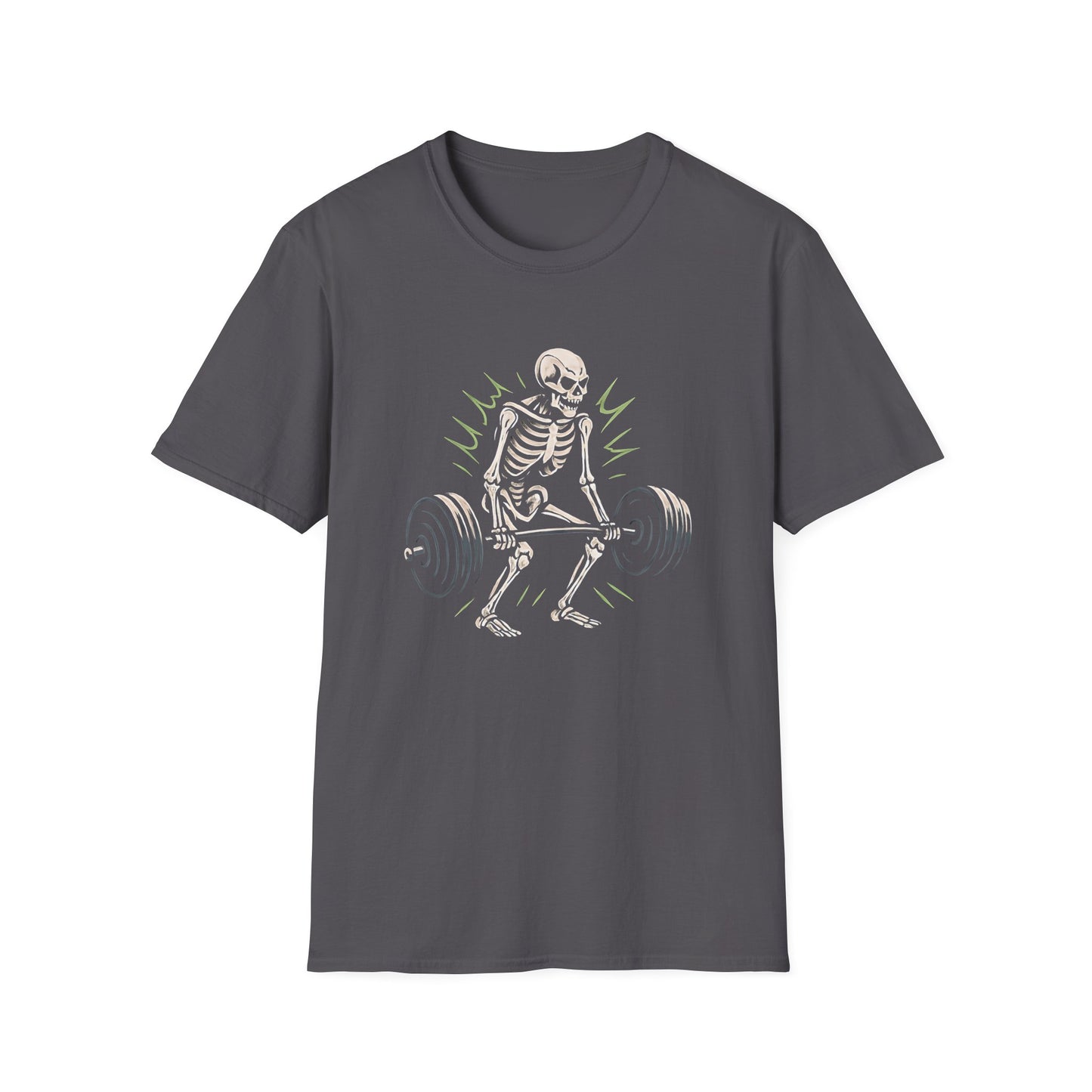 Skeleton Lifts Barbell T-Shirt