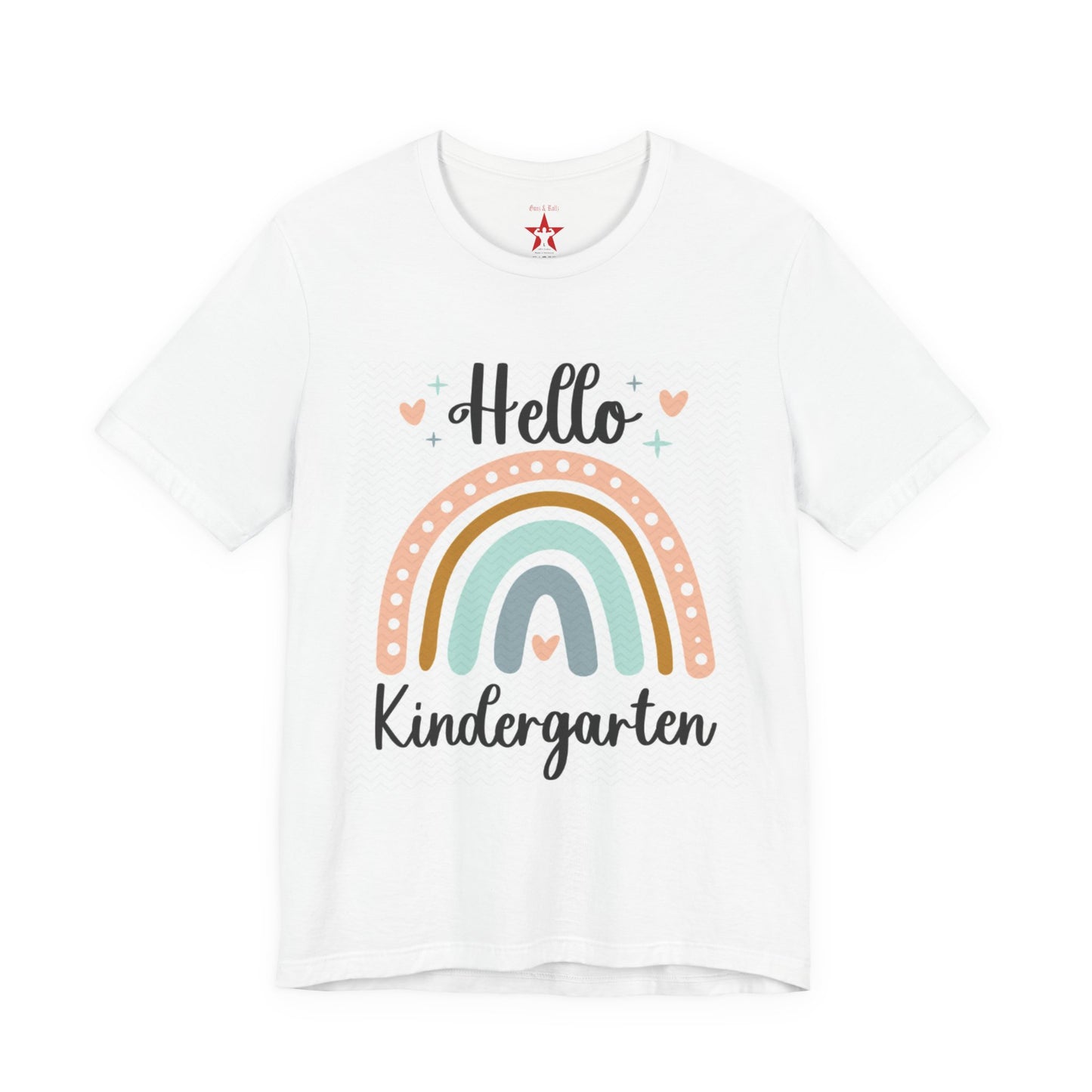 Rainbow Kindergarten Tee, Unisex Kids Shirt, Back to School Gift, Teacher Appreciation, First Day Tee, Class of 2026 Apparel