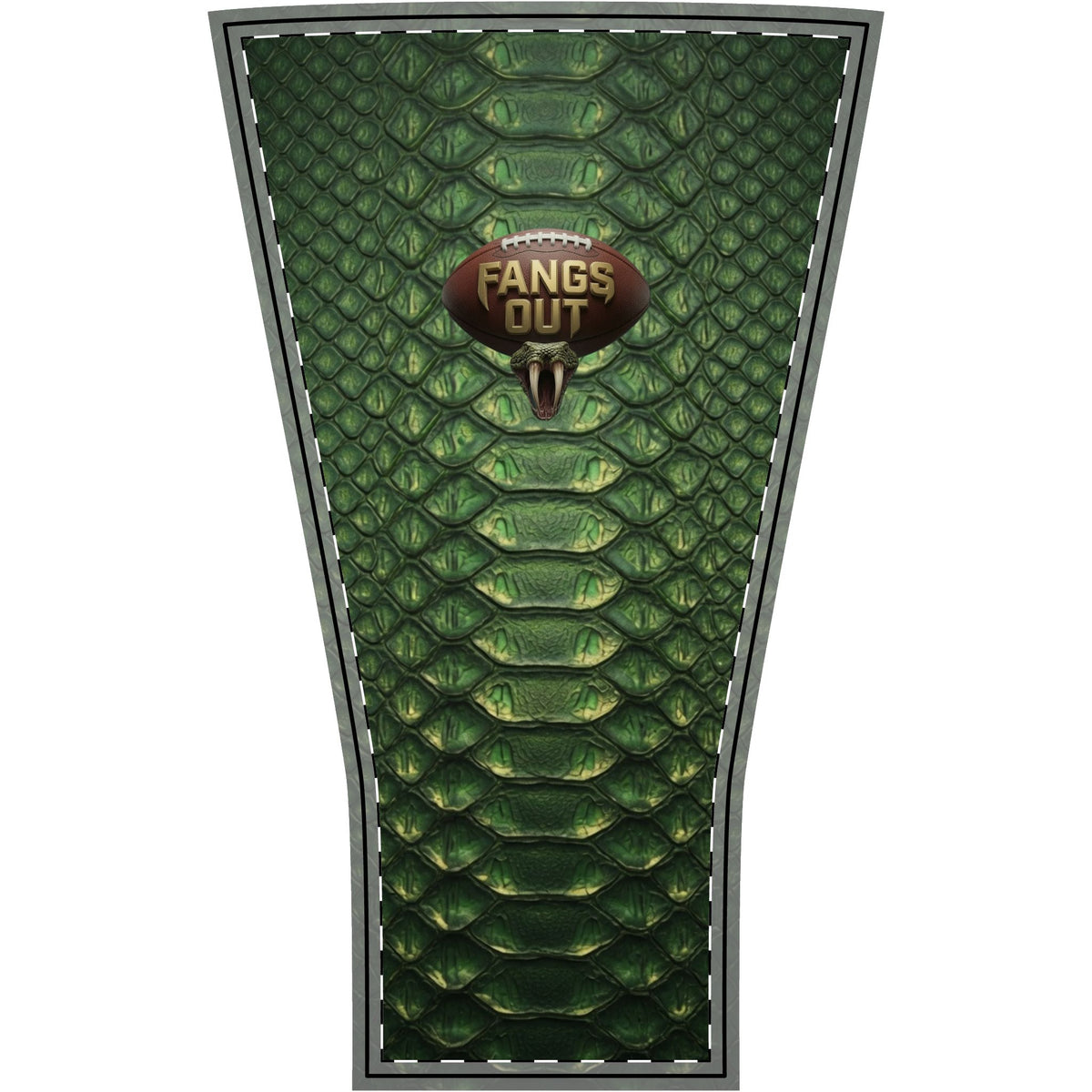 Snake Scale Arm Sleeve – “Fangs Out” Football Compression Sleeve