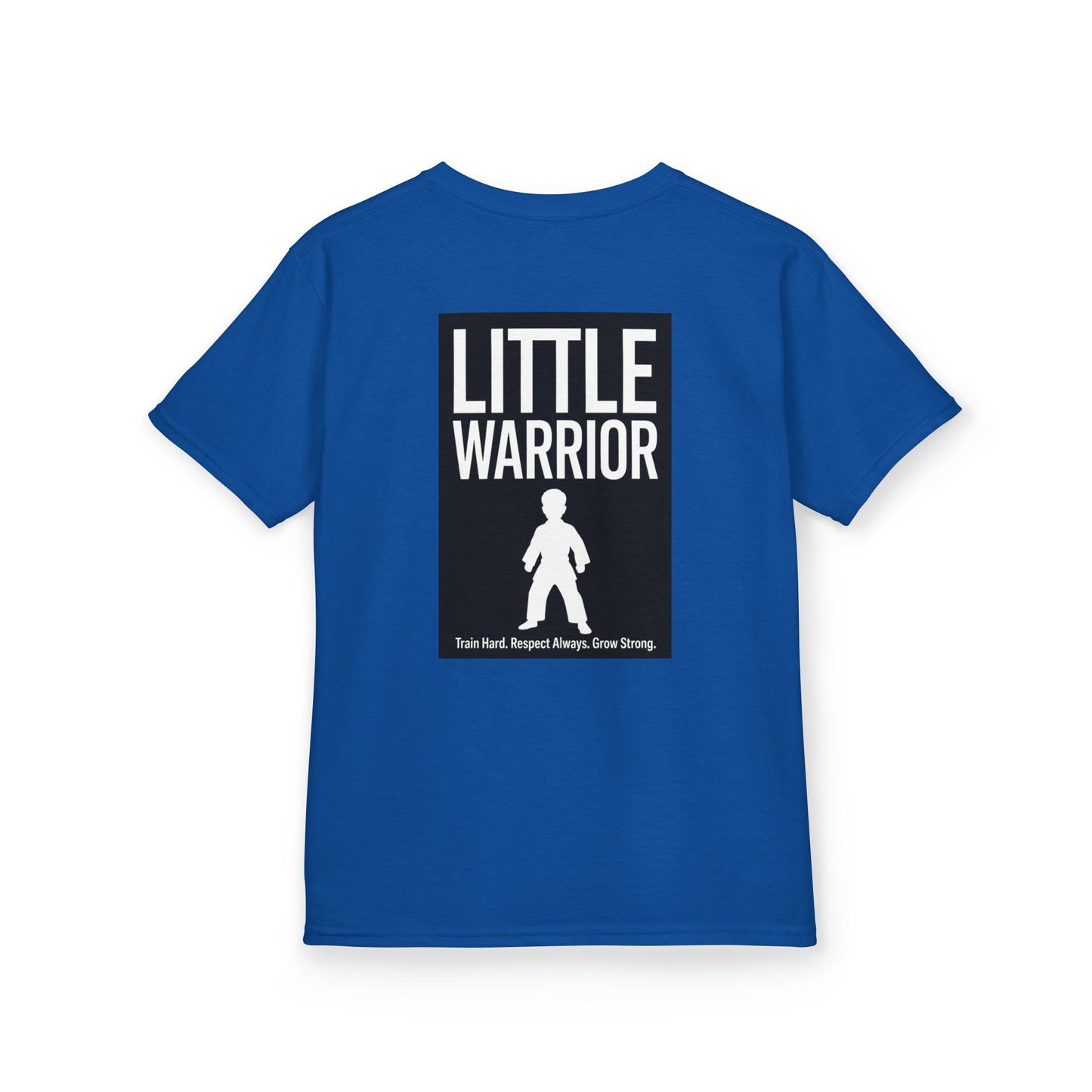 Kids Tee — "Little Warrior" Inspirational Graphic Shirt