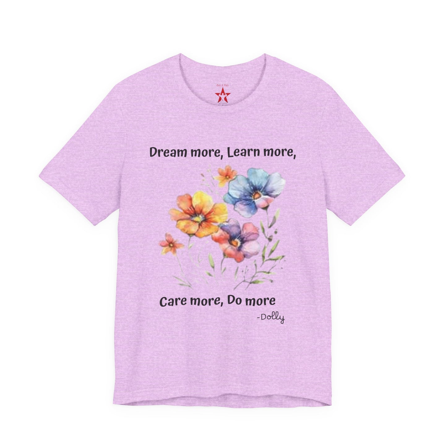 Floral Inspirational Tee - Motivational Quote Shirt, Teacher Gift, Summer Vibes, Unisex Casual Wear, Unique Quote Tee