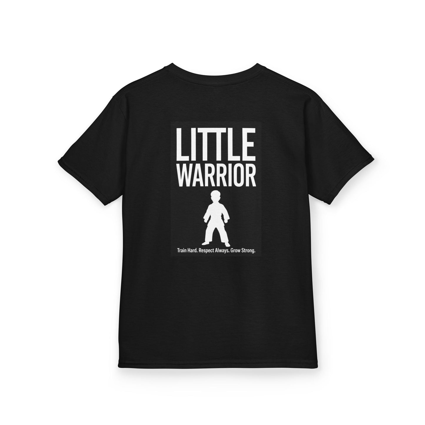 Kids Tee — "Little Warrior" Inspirational Graphic Shirt