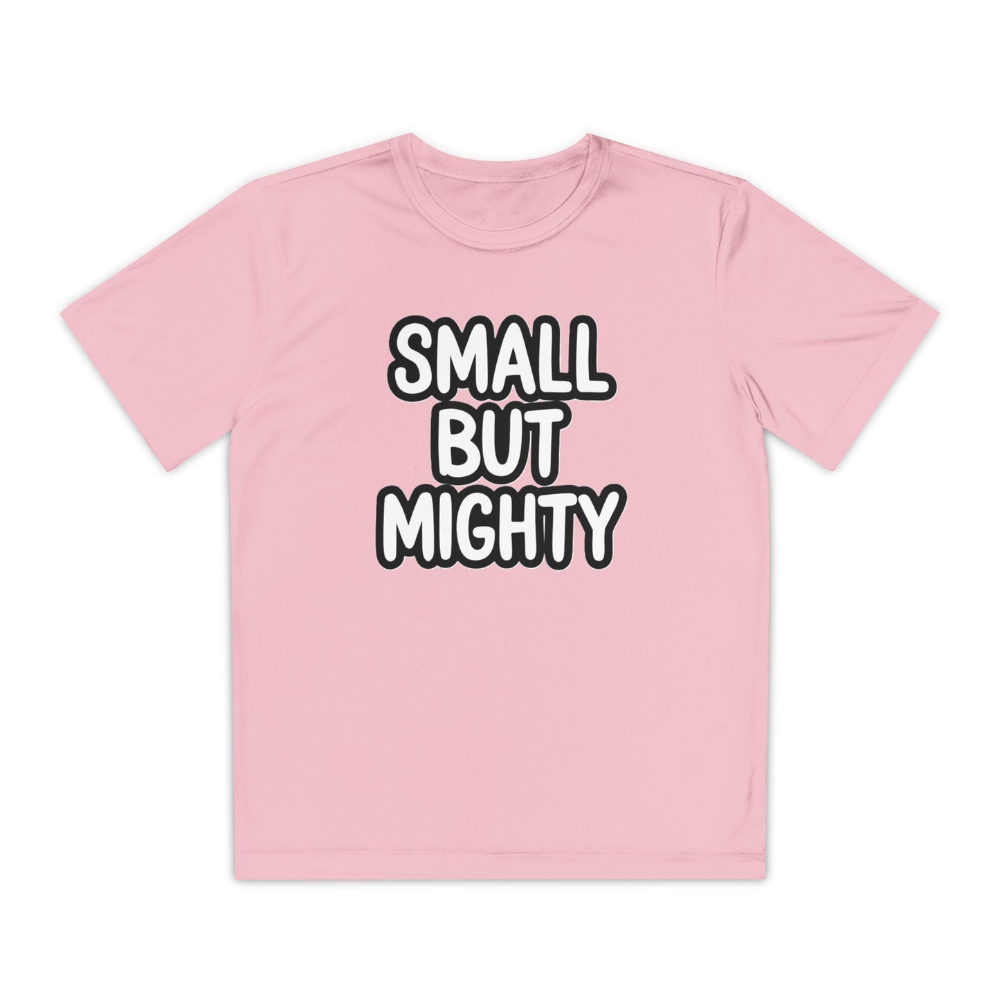 Youth T-Shirt — "Small But Mighty" Motivational Kids Tee
