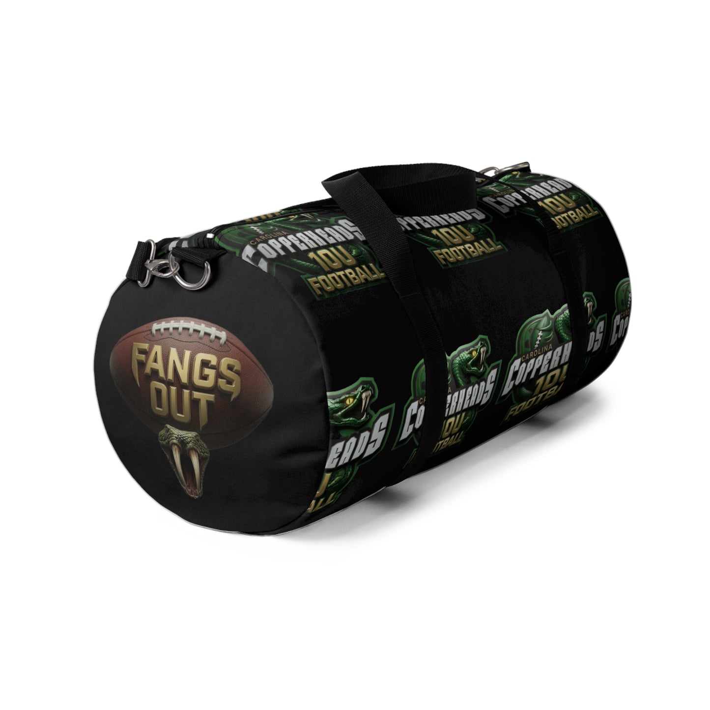 Custom Sports Duffel Bag for Gamers, Gym Bag, Travel Bag, Copperheads Team Spirit, Athlete Essentials