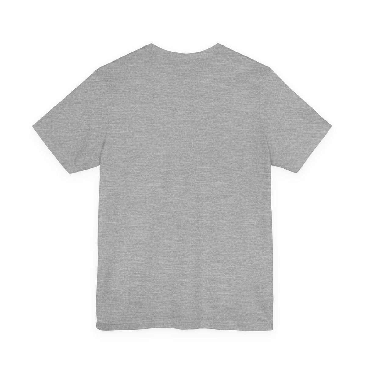 Weight Class: Hungry Wrestling t-shirt in Athletic Heather, back view