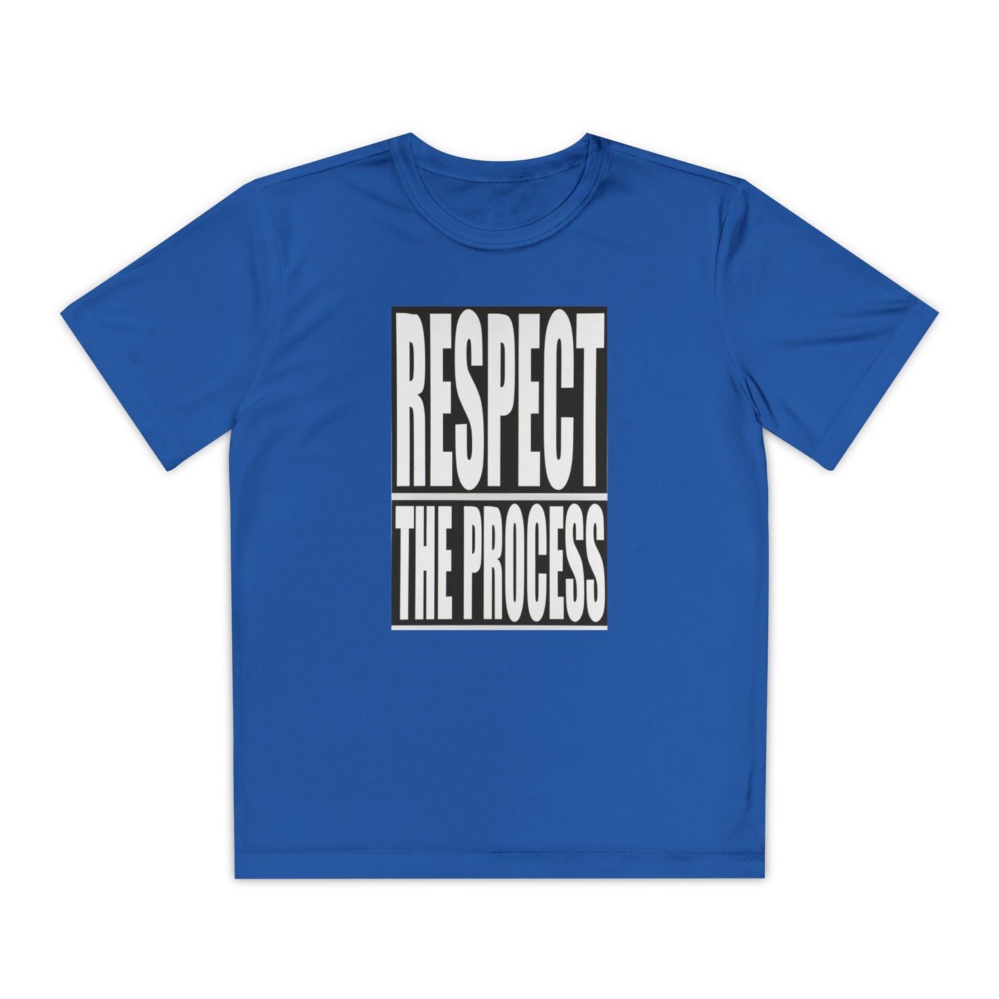 Respect The Process Youth T-Shirt — Motivational Sports Tee for Young Athletes