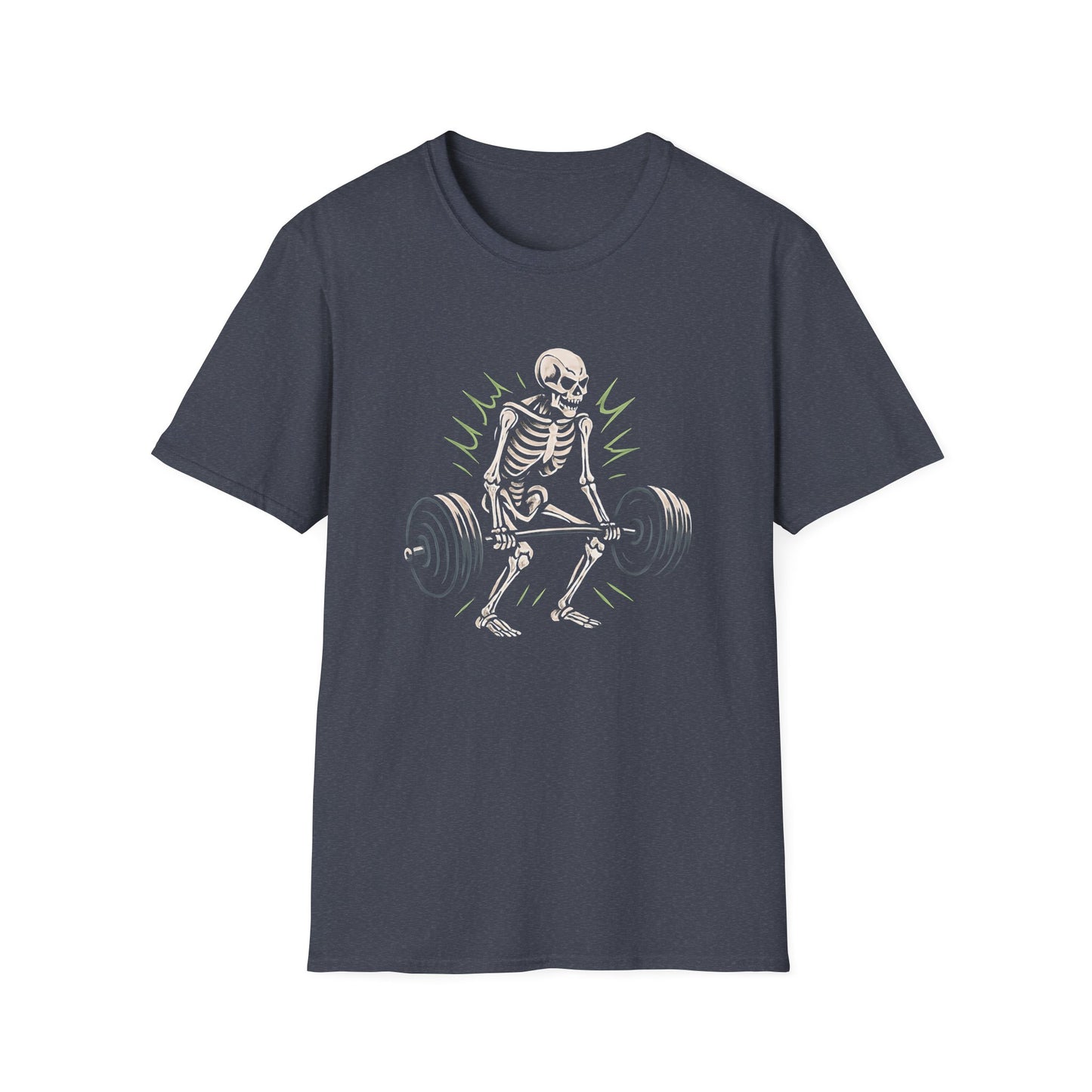 Skeleton Lifts Barbell T-Shirt