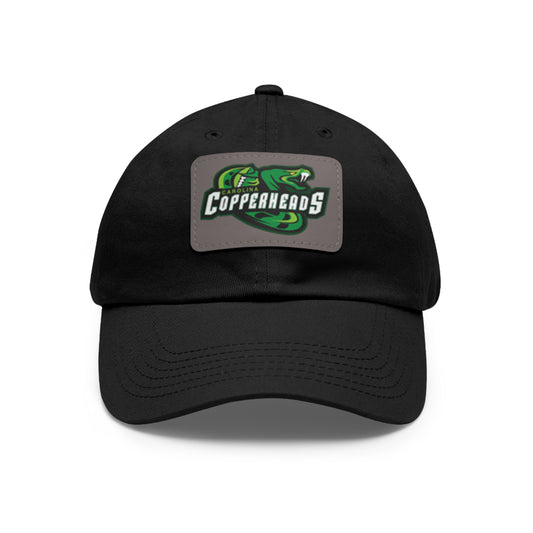 Stylish Dad Hat with Copperheads Leather Patch – Perfect for Casual Outings, Gifts, and Events