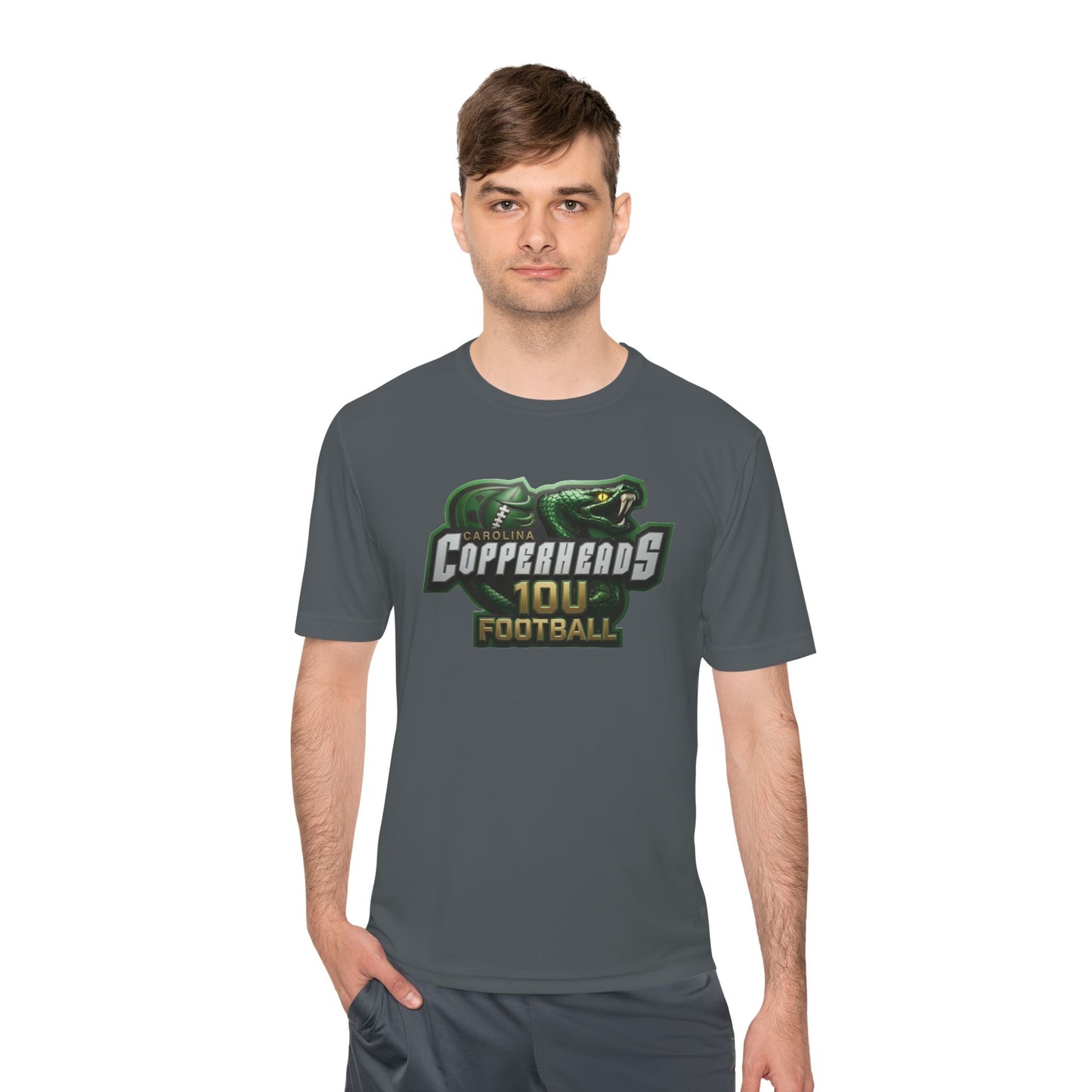 Miller Custom Copperheads Strike Unisex Moisture Wicking Tee - Perfect for Sports, Fitness, Team Events, Outdoor Activities, Gifts