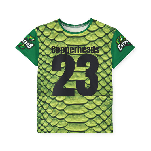 Kids Copperheads Snake-Scale Sports Jersey — Custom Name & Number (Youth)
