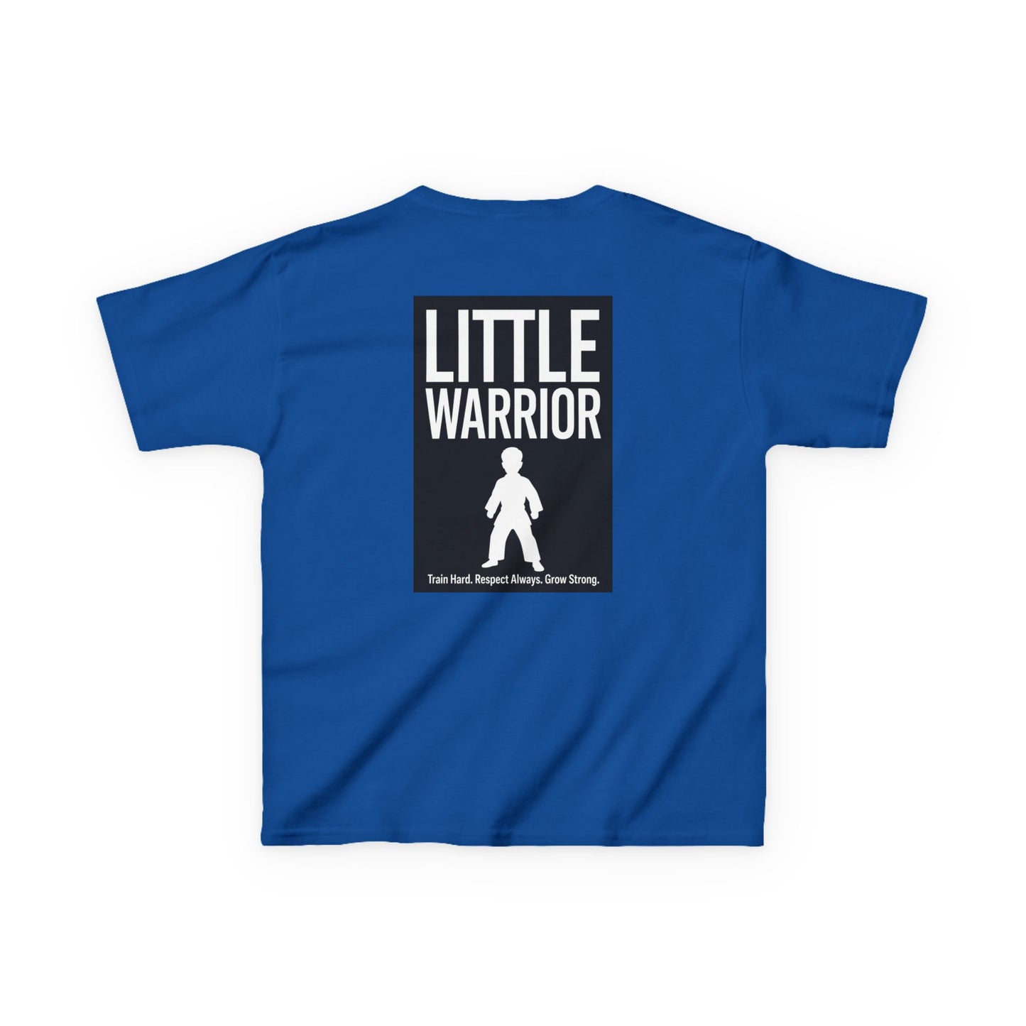 Kids Tee — "Little Warrior" Inspirational Graphic Shirt