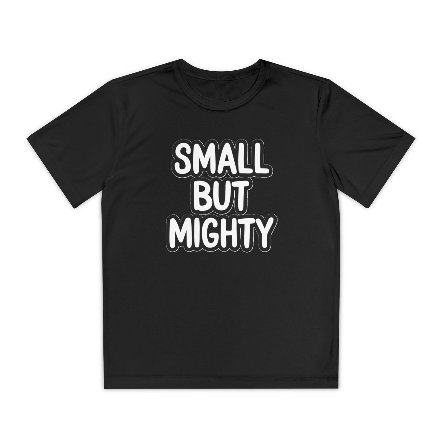 Youth T-Shirt — "Small But Mighty" Motivational Kids Tee