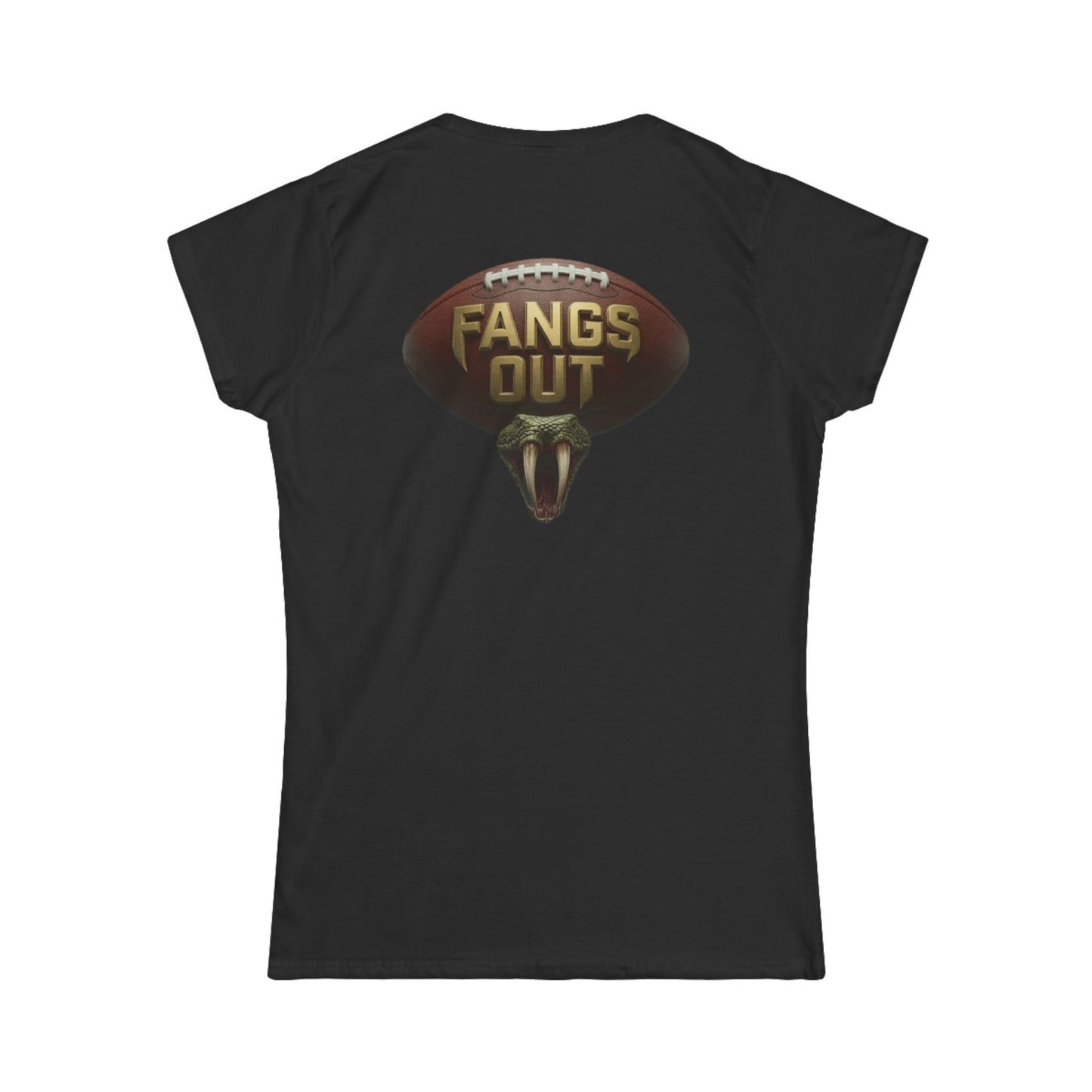 Copperheads Football Women's Softstyle Tee, Sporty Graphic Tee, Team Spirit Shirt, Game Day Outfit, Personalized Sportswear