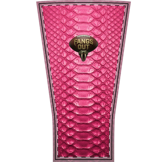 Pink out Snake Scale Arm Sleeve – “Fangs Out” Football Compression Sleeve