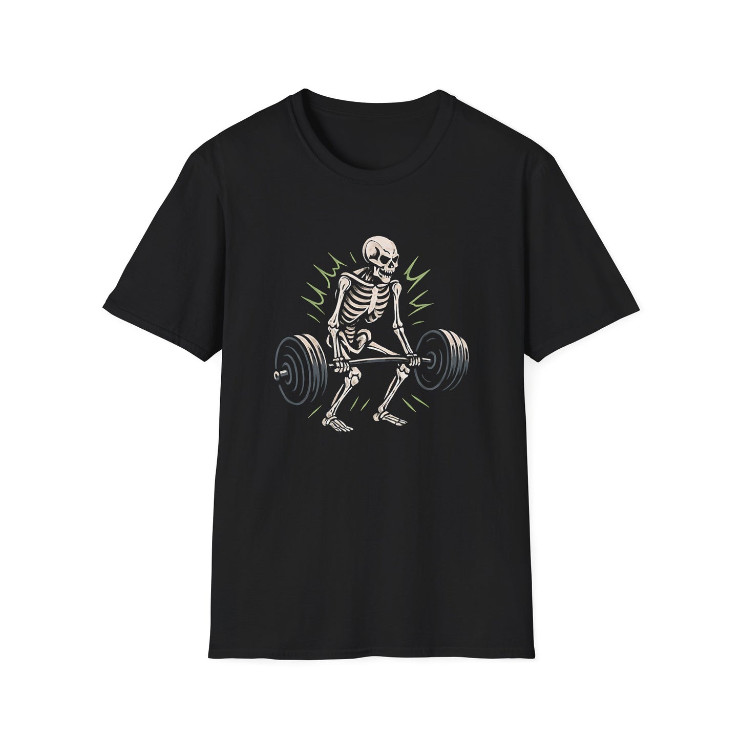 Skeleton Lifts Barbell T-Shirt