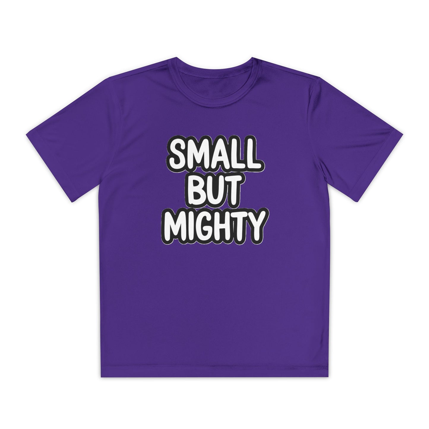 Youth T-Shirt — "Small But Mighty" Motivational Kids Tee