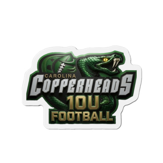 Custom Die-Cut Sports Magnets, Carolina Copperheads Team Spirit Magnet, Refrigerator Magnet, Unique Gift for Sports Fans, Football Decor