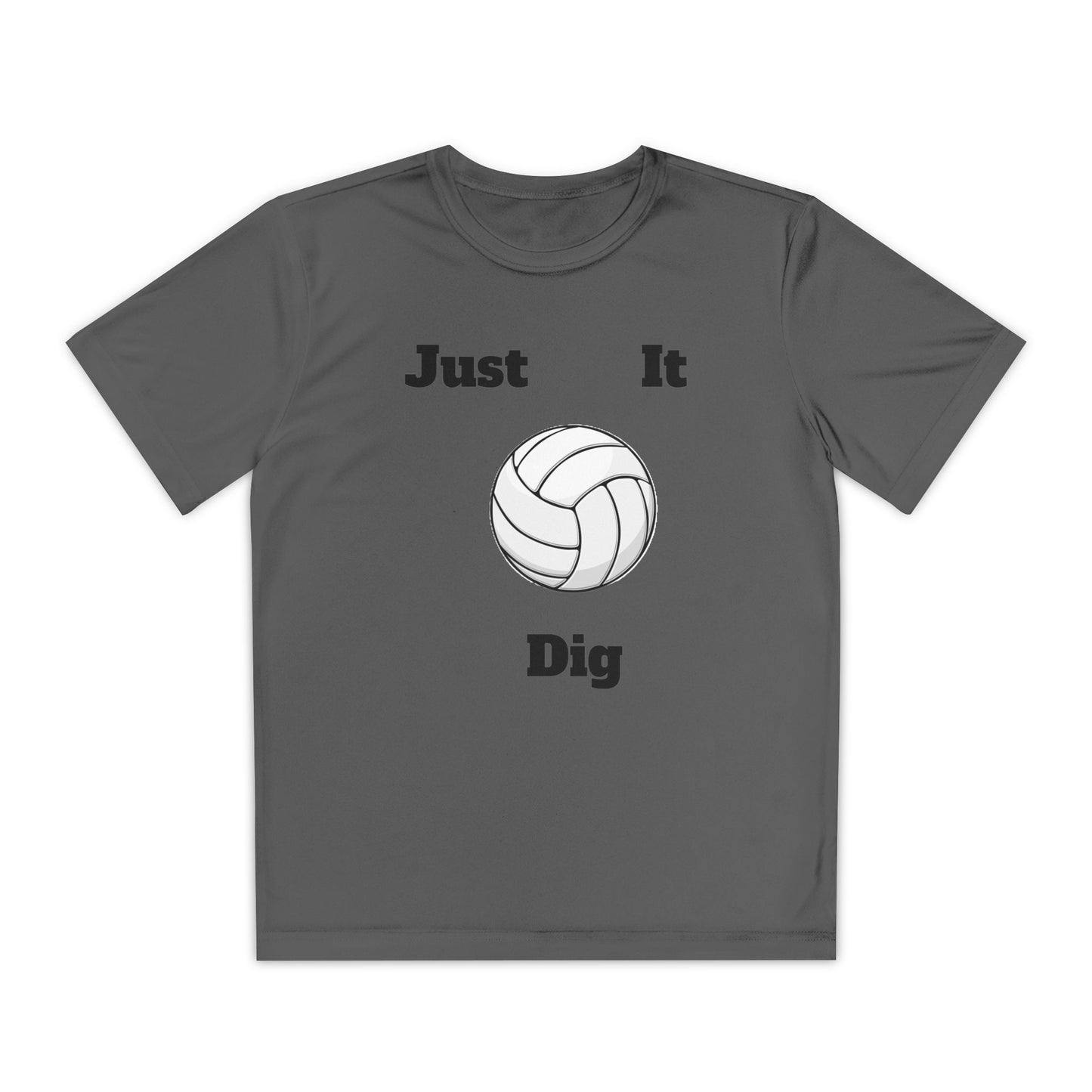 Volleyball Youth Tee - Just Dig It & Gunz Rollz Designs