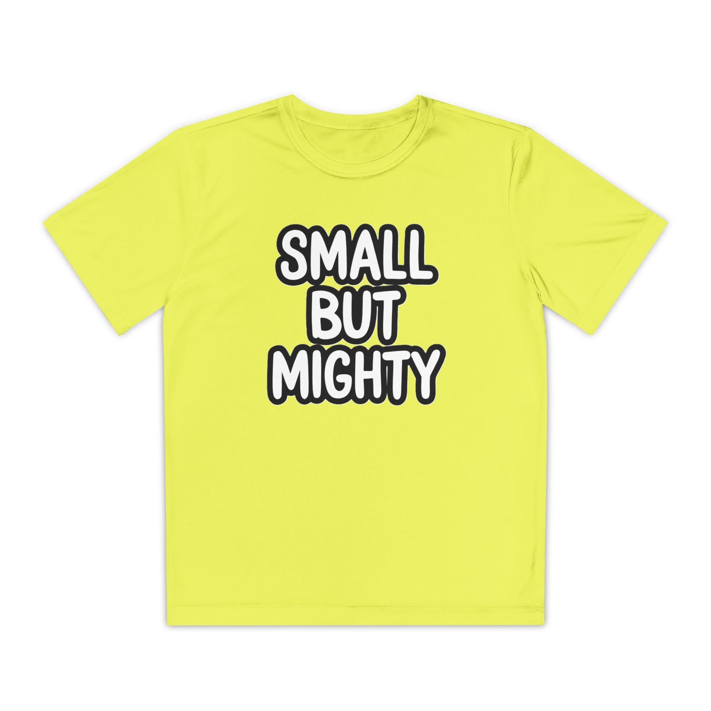 Youth T-Shirt — "Small But Mighty" Motivational Kids Tee