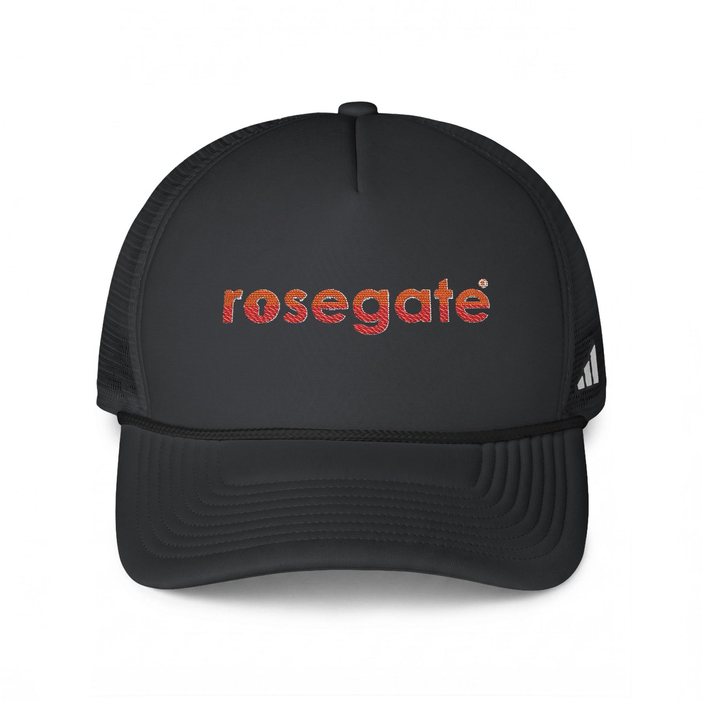Trucker Cap — "rosegate" Floral Logo Mesh Hat
