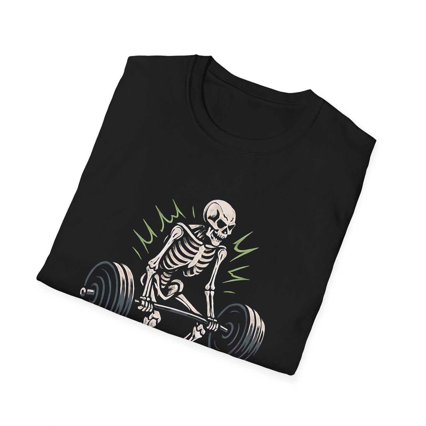 Skeleton Lifts Barbell T-Shirt