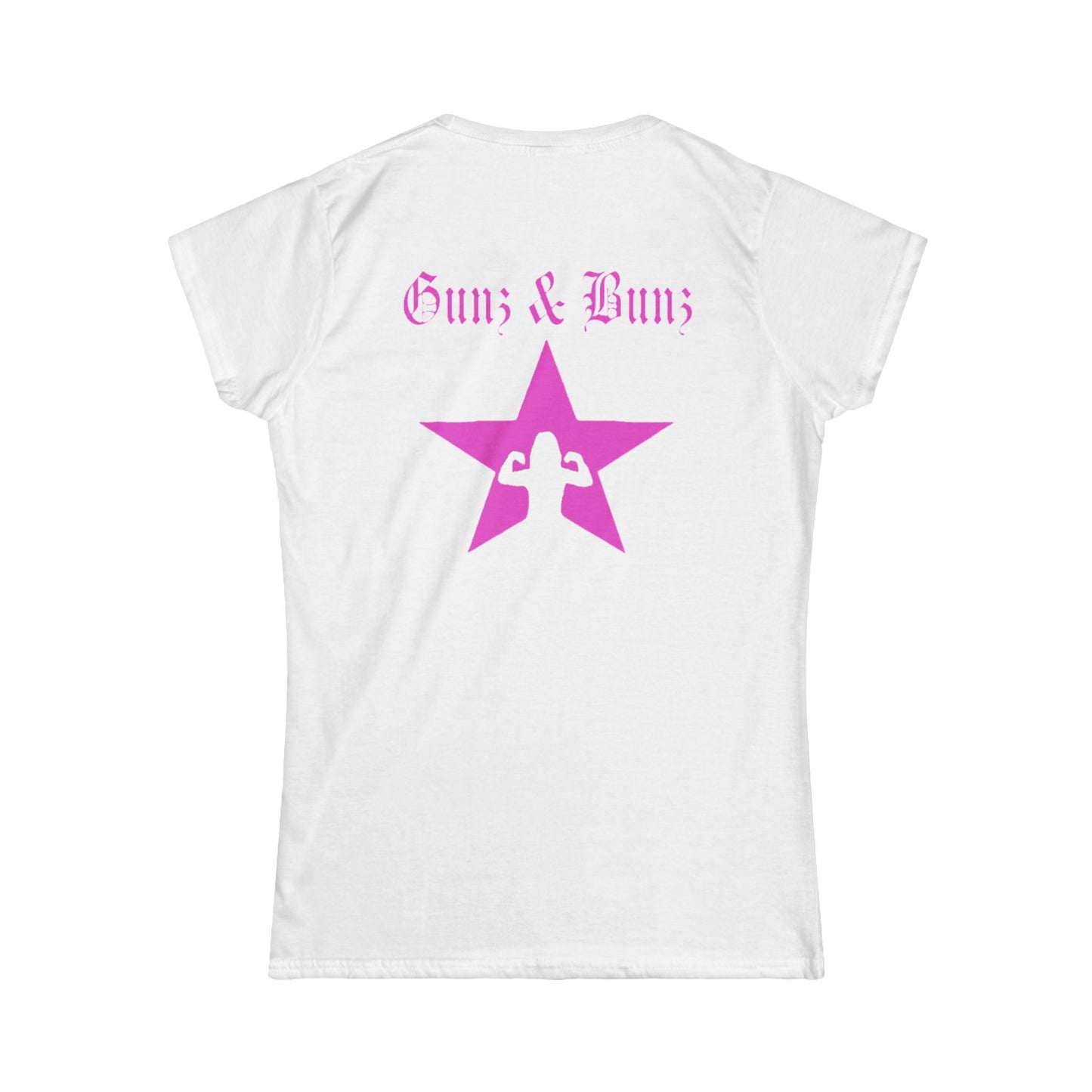 Gunz & Buns Workout Tee for Women - Softstyle Fitness Shirt