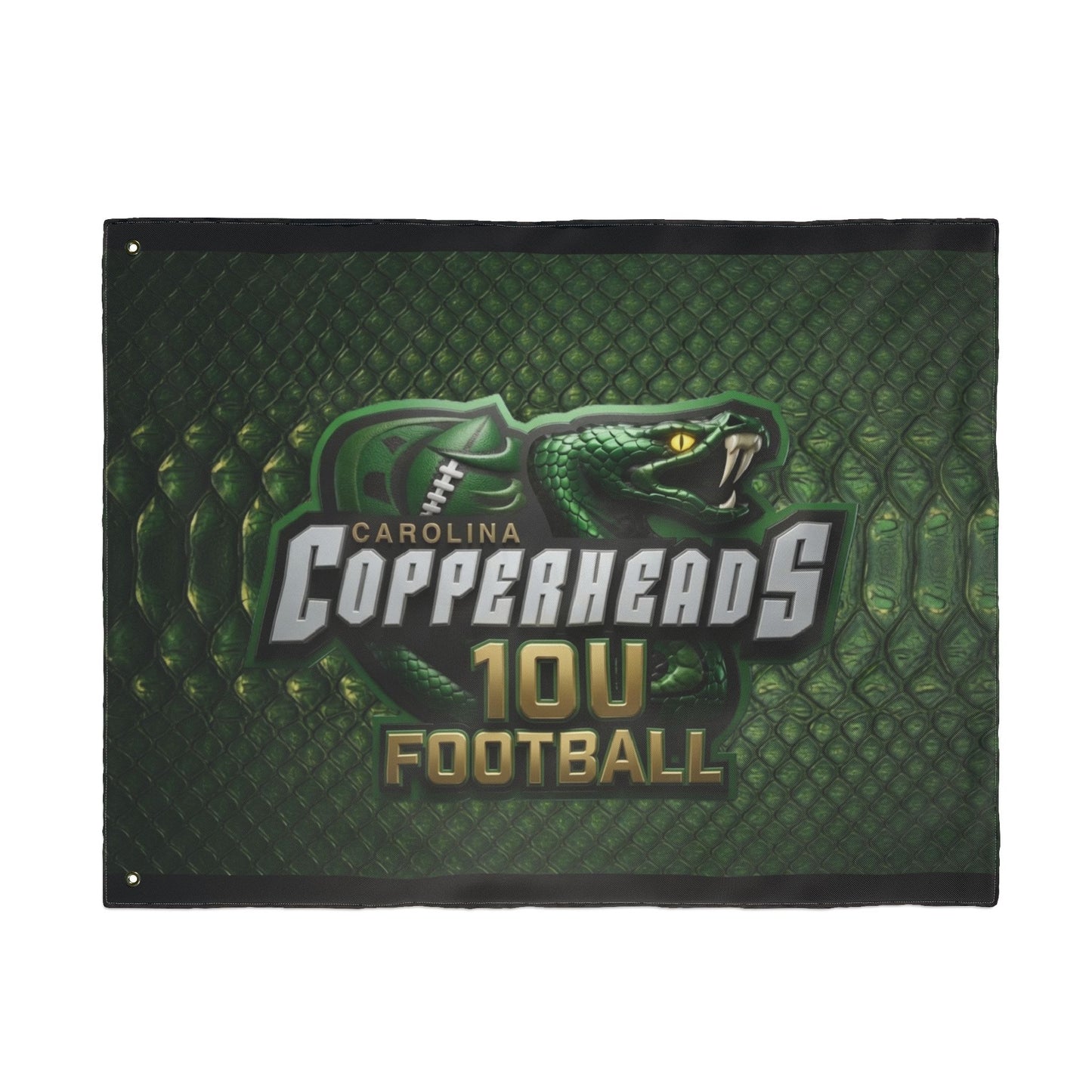 Carolina Copperheads Double Sided Flag, Sports Flag, Team Pride Decor, Game Day Decoration, Fan Flag, Outdoor Banner