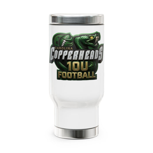 Copperheads Travel Mug, Stainless Steel Coffee Cup, Team Sports Mug, Personalized Gift for Fans, Ideal for Tailgating