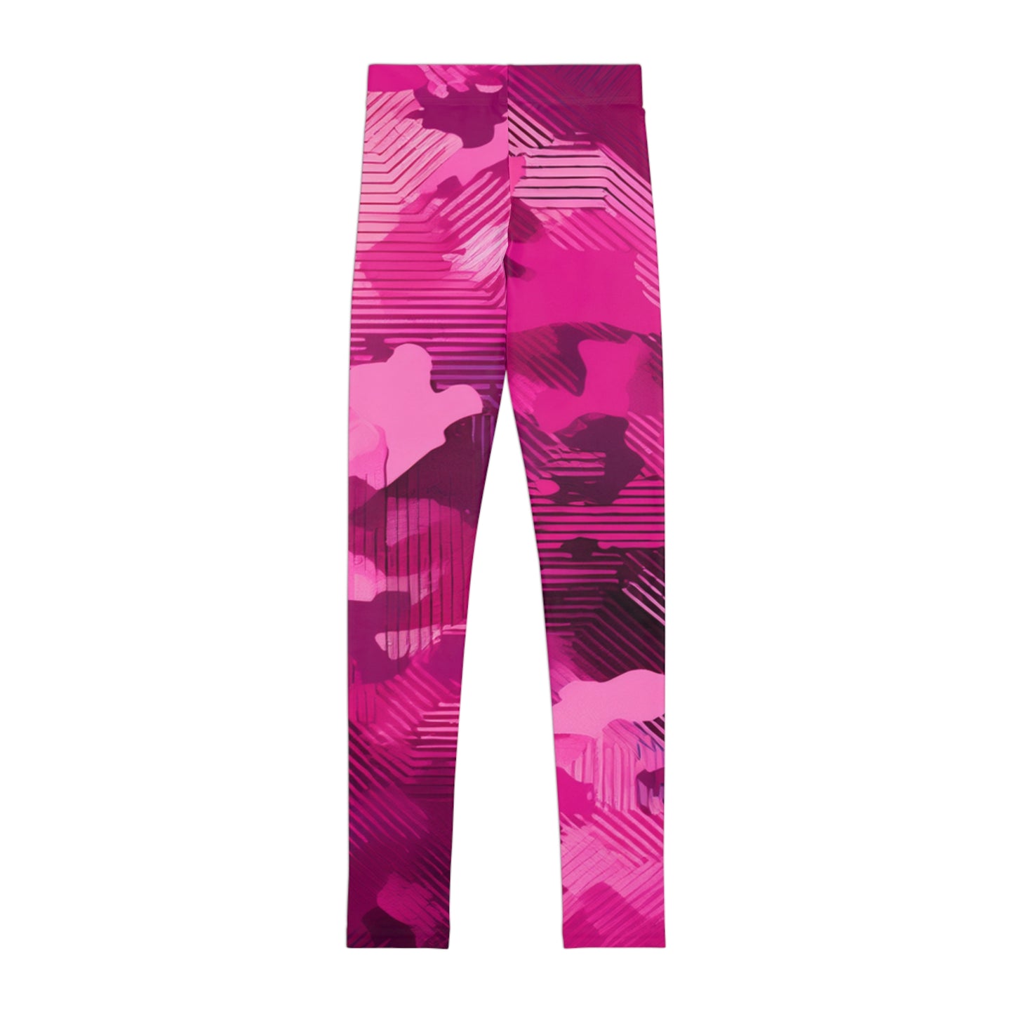 Vibrant Pink Youth Leggings – Stylish Activewear for Kids | Stretchy, Comfortable Girls’ Leggings