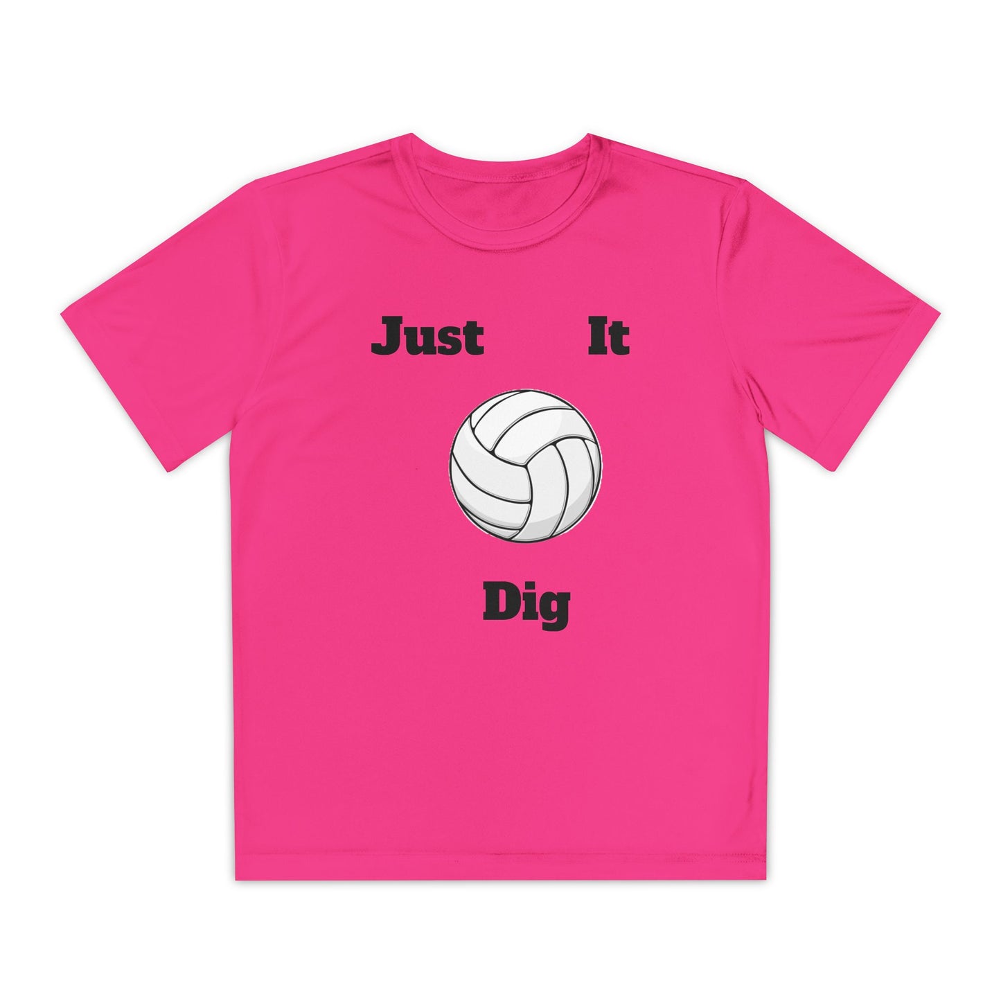 Volleyball Youth Tee - Just Dig It & Gunz Rollz Designs