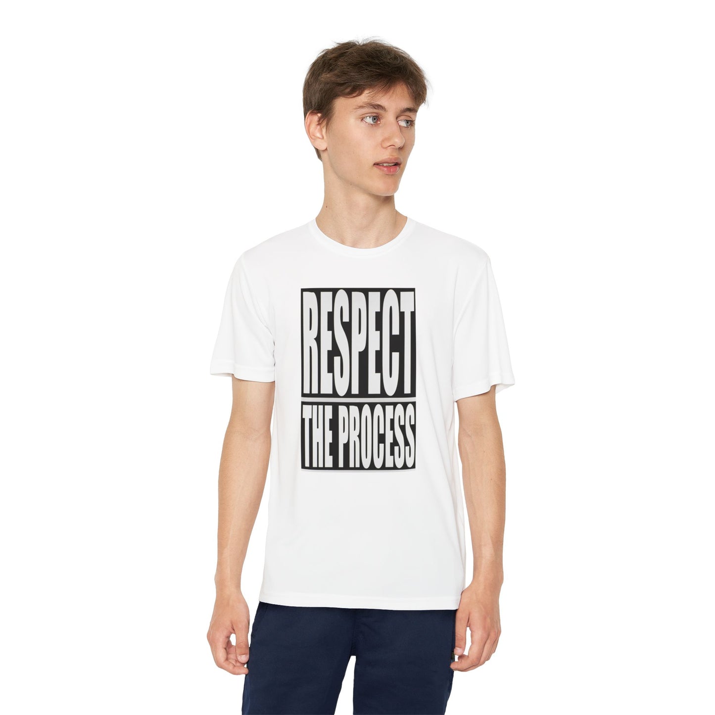 Respect The Process Youth T-Shirt — Motivational Sports Tee for Young Athletes