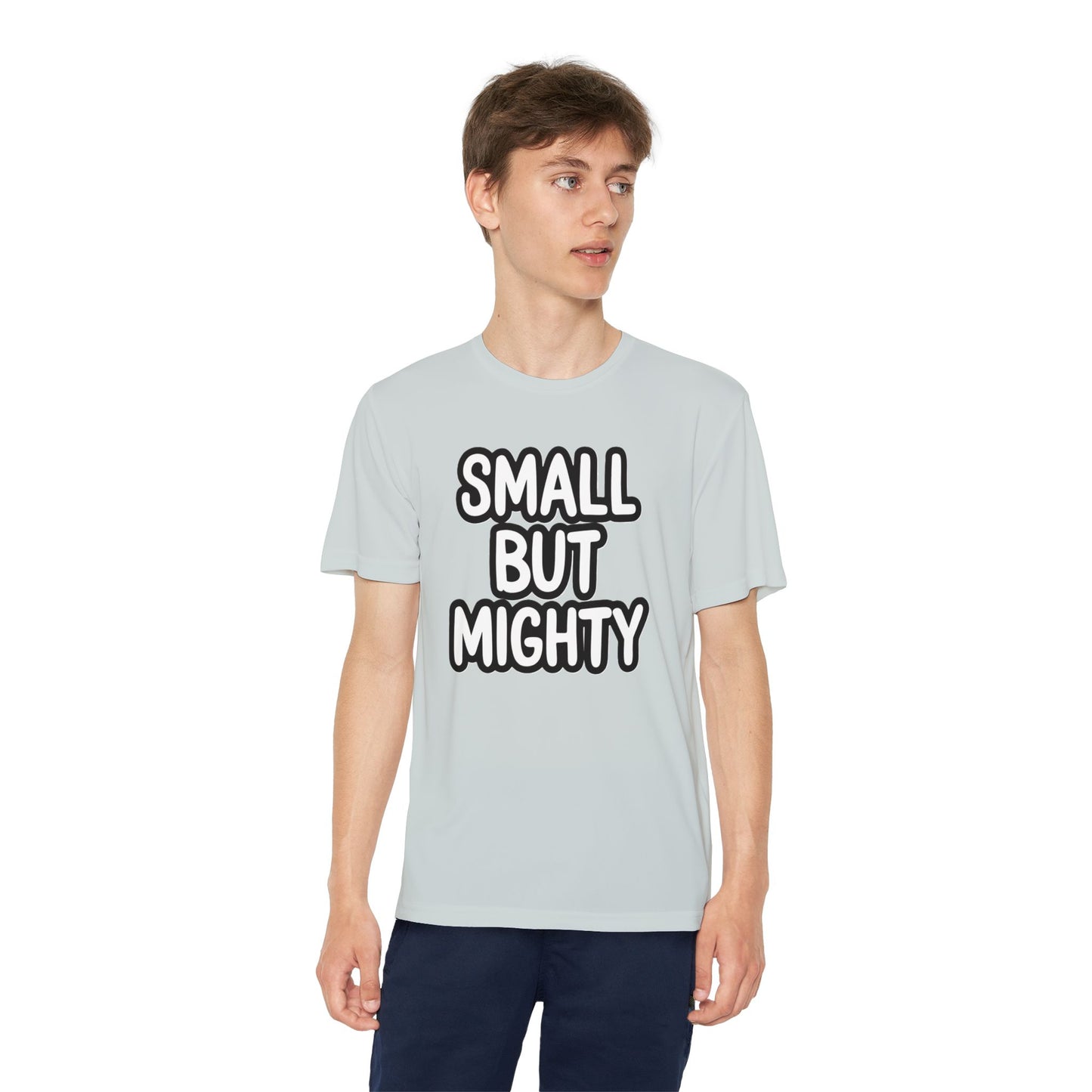 Youth T-Shirt — "Small But Mighty" Motivational Kids Tee
