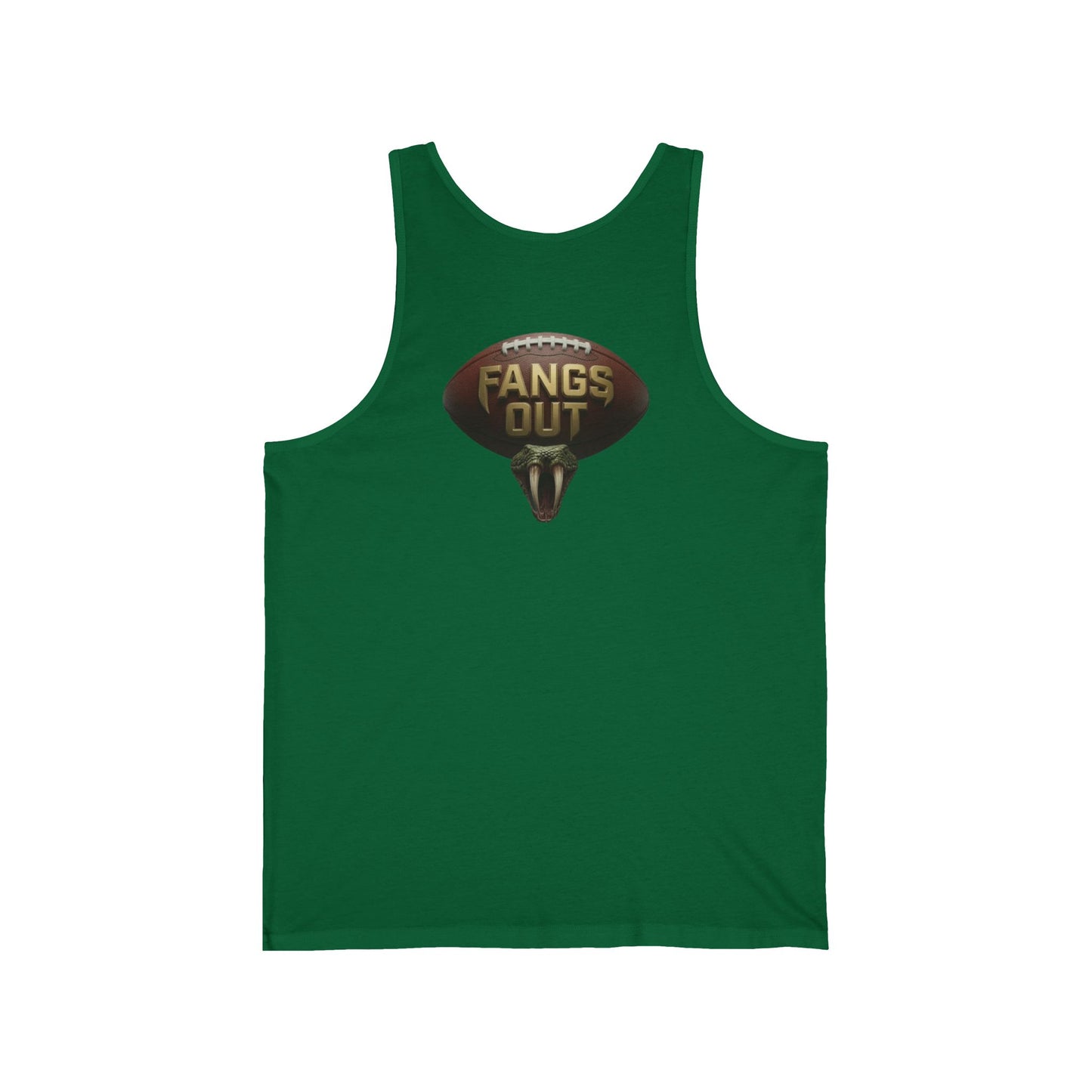Copperheads 10U Football Tank Top — "Fangs Out" Football Team Apparel