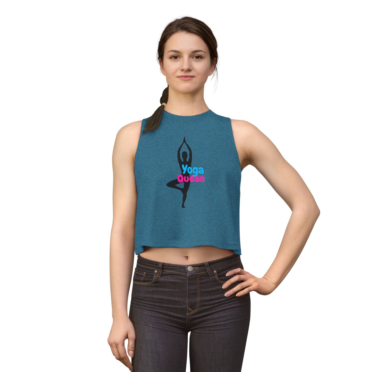 Yoga Queen Crop Top — Women's Yoga Tank Top