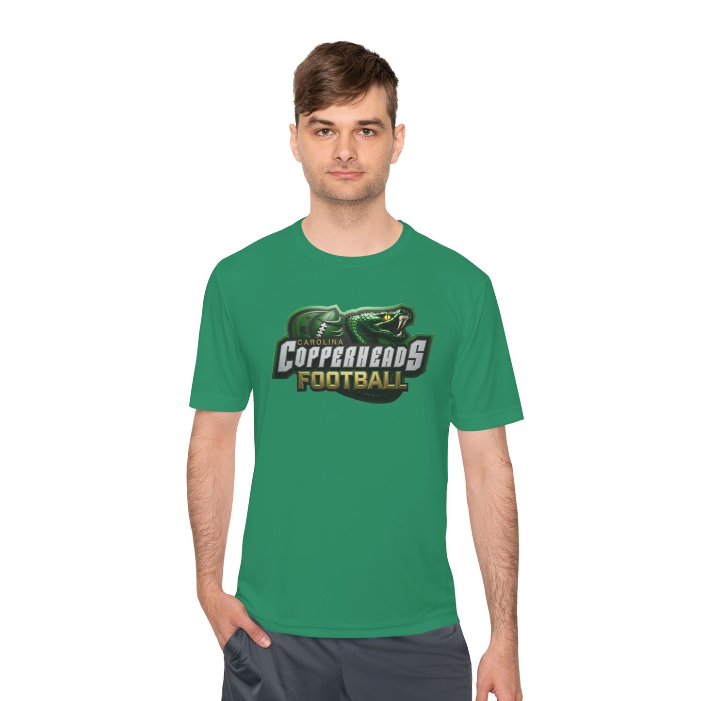 Copperheads Strike Unisex Moisture Wicking Tee - Perfect for Sports, Fitness, Team Events, Outdoor Activities, Gifts