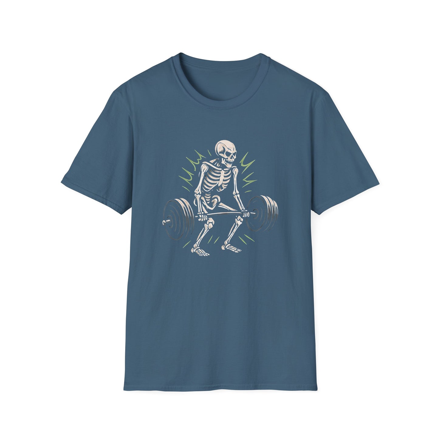 Skeleton Lifts Barbell T-Shirt