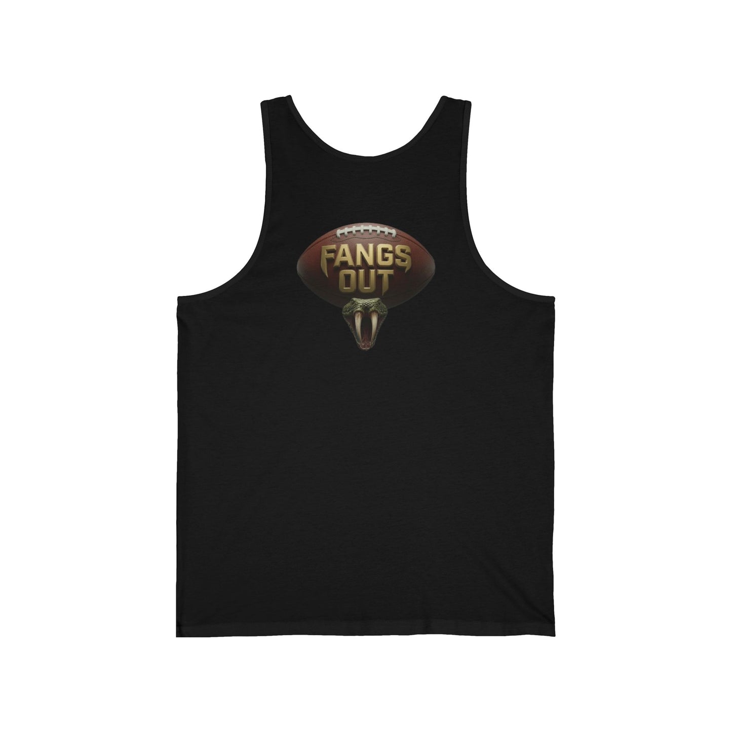 Copperheads 10U Football Tank Top — "Fangs Out" Football Team Apparel