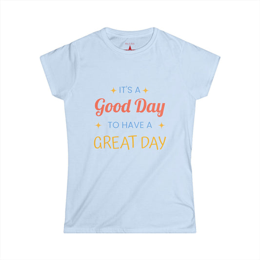 Positive Vibes Women’s Softstyle Tee, Inspirational Shirt for Everyday Wear, Gift for Friends, Casual Outfits, Motivational Apparel