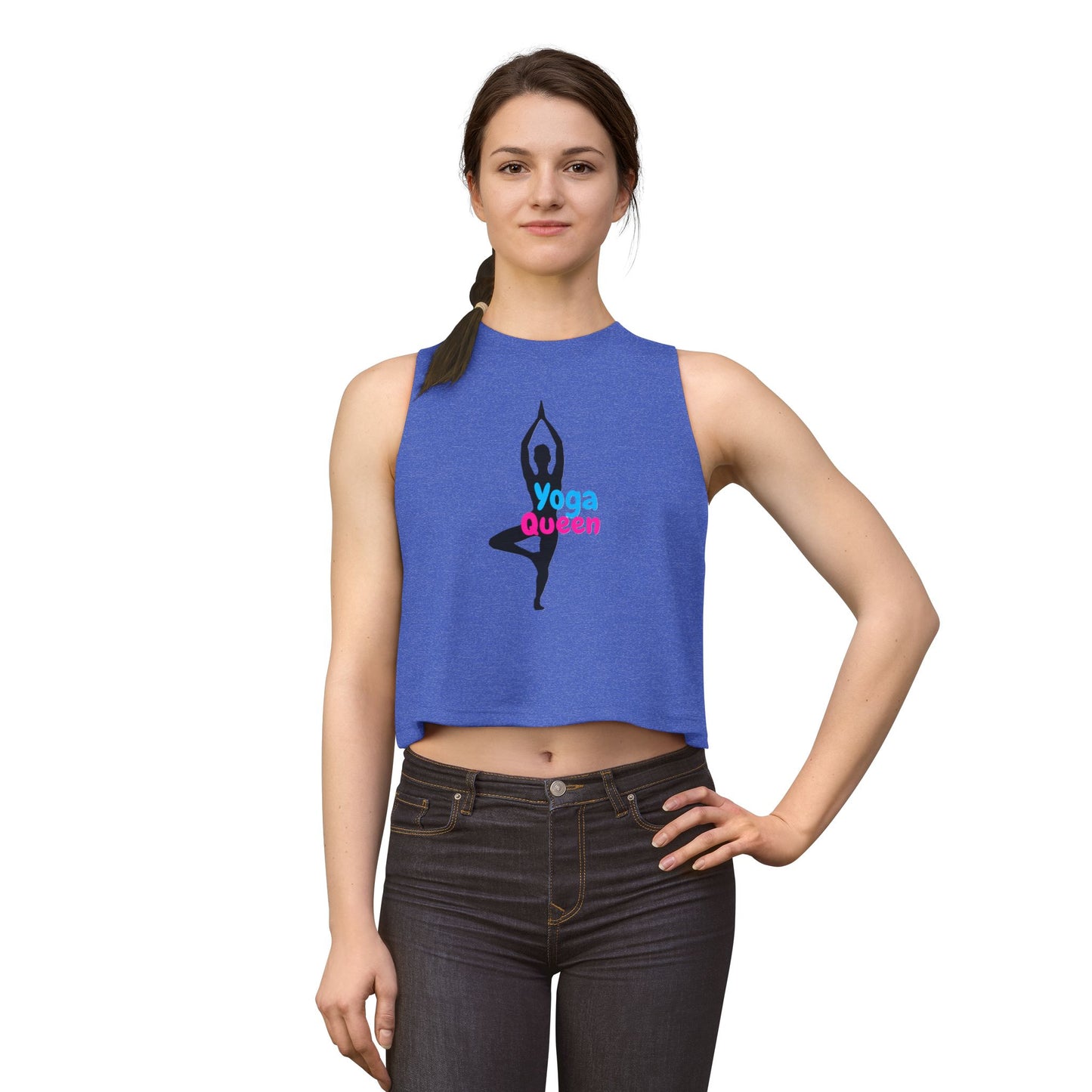 Yoga Queen Crop Top — Women's Yoga Tank Top