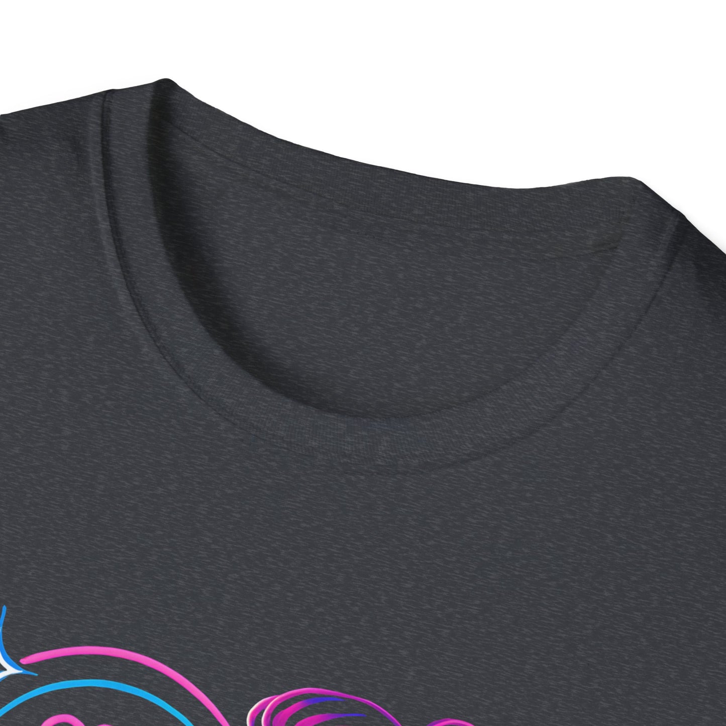 Neon singer portrait T-Shirt