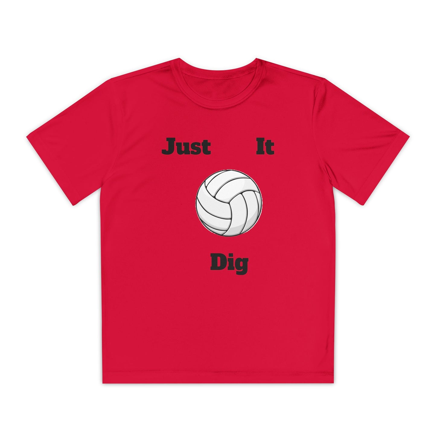 Volleyball Youth Tee - Just Dig It & Gunz Rollz Designs
