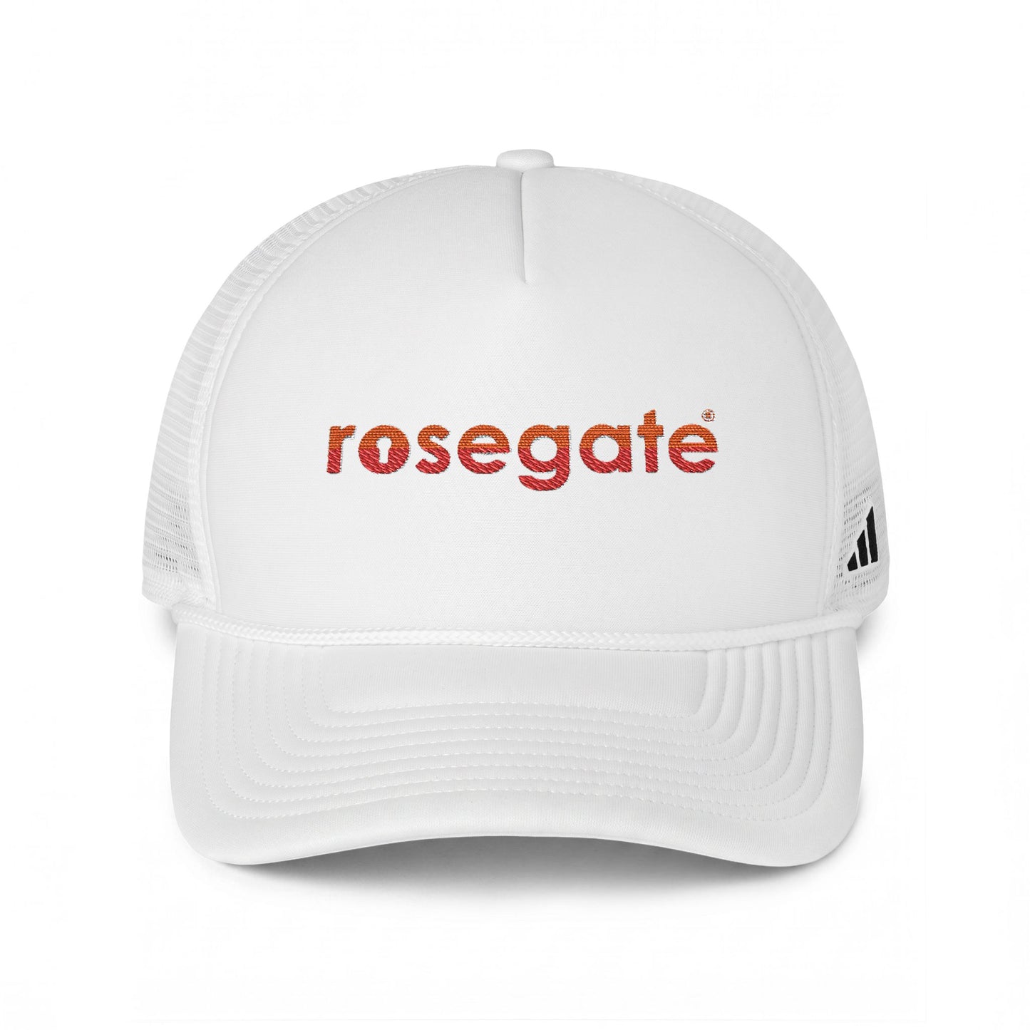 Trucker Cap — "rosegate" Floral Logo Mesh Hat