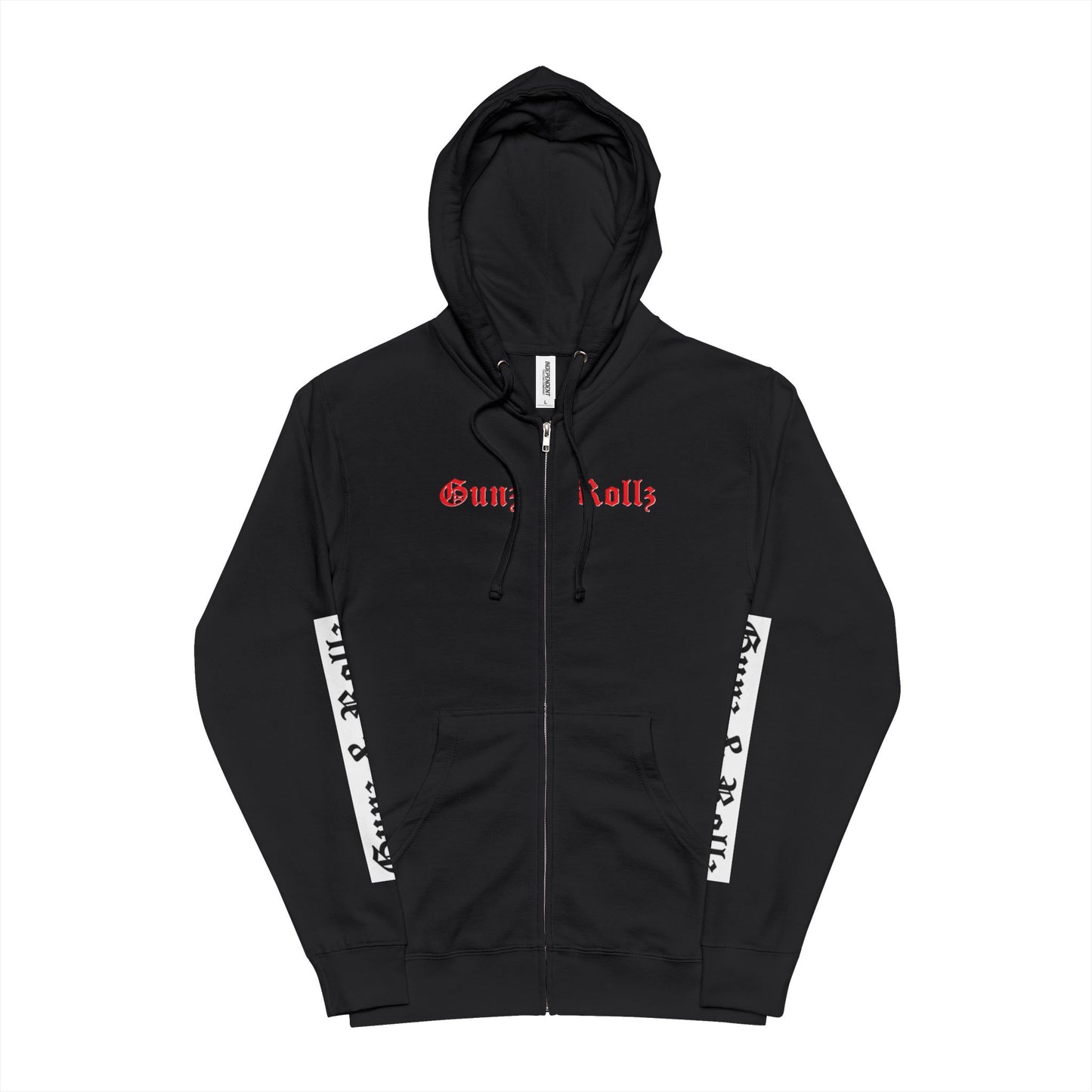 Gunz & Rollz Fleece Zip Up Hoodie - Trendy Fitness Style, Perfect for Gym Goers, Casual Wear, Gift for Fitness Enthusiasts, Streetwear, [...]