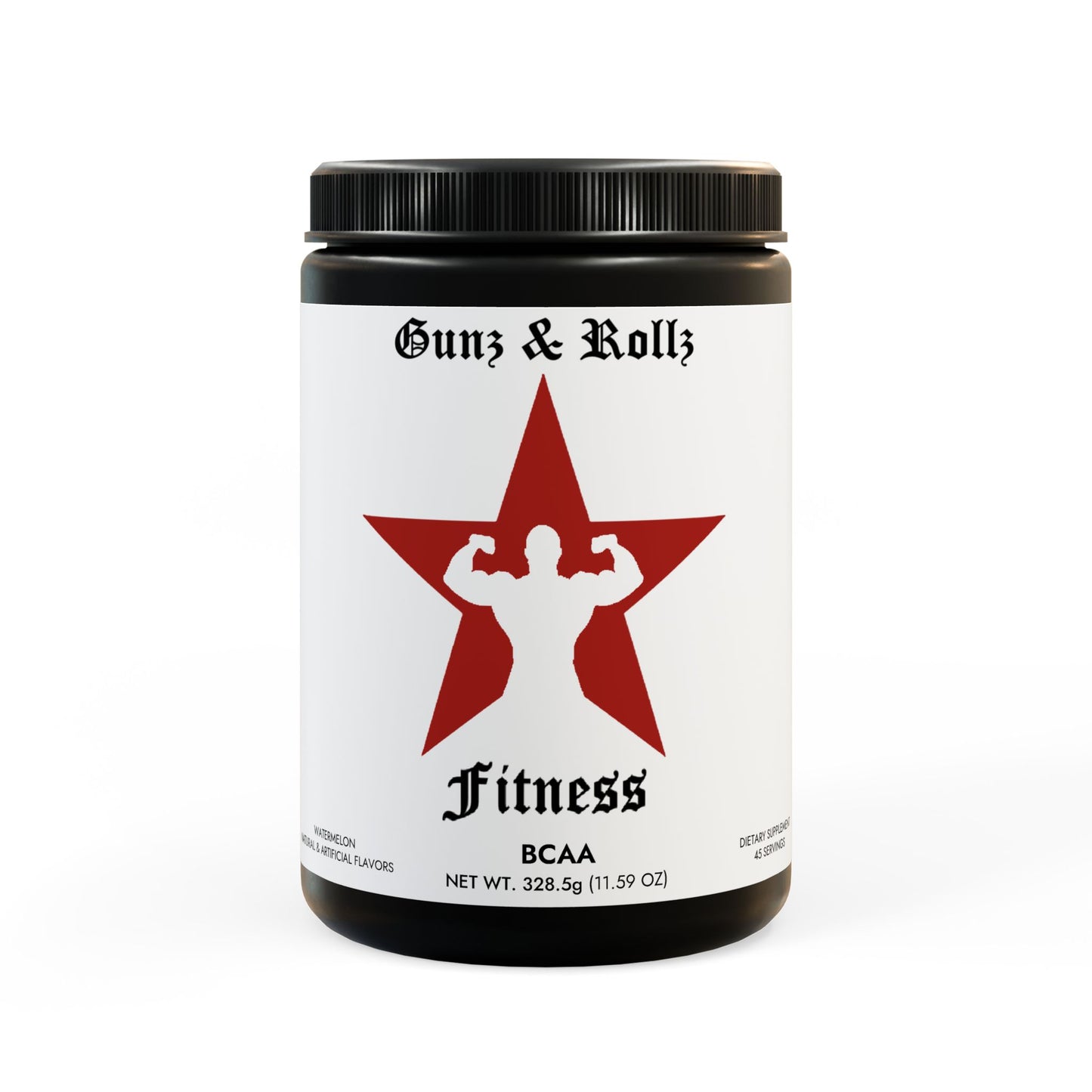 BCAA Supplement, Watermelon (325g, 11.46oz, 45 servings)