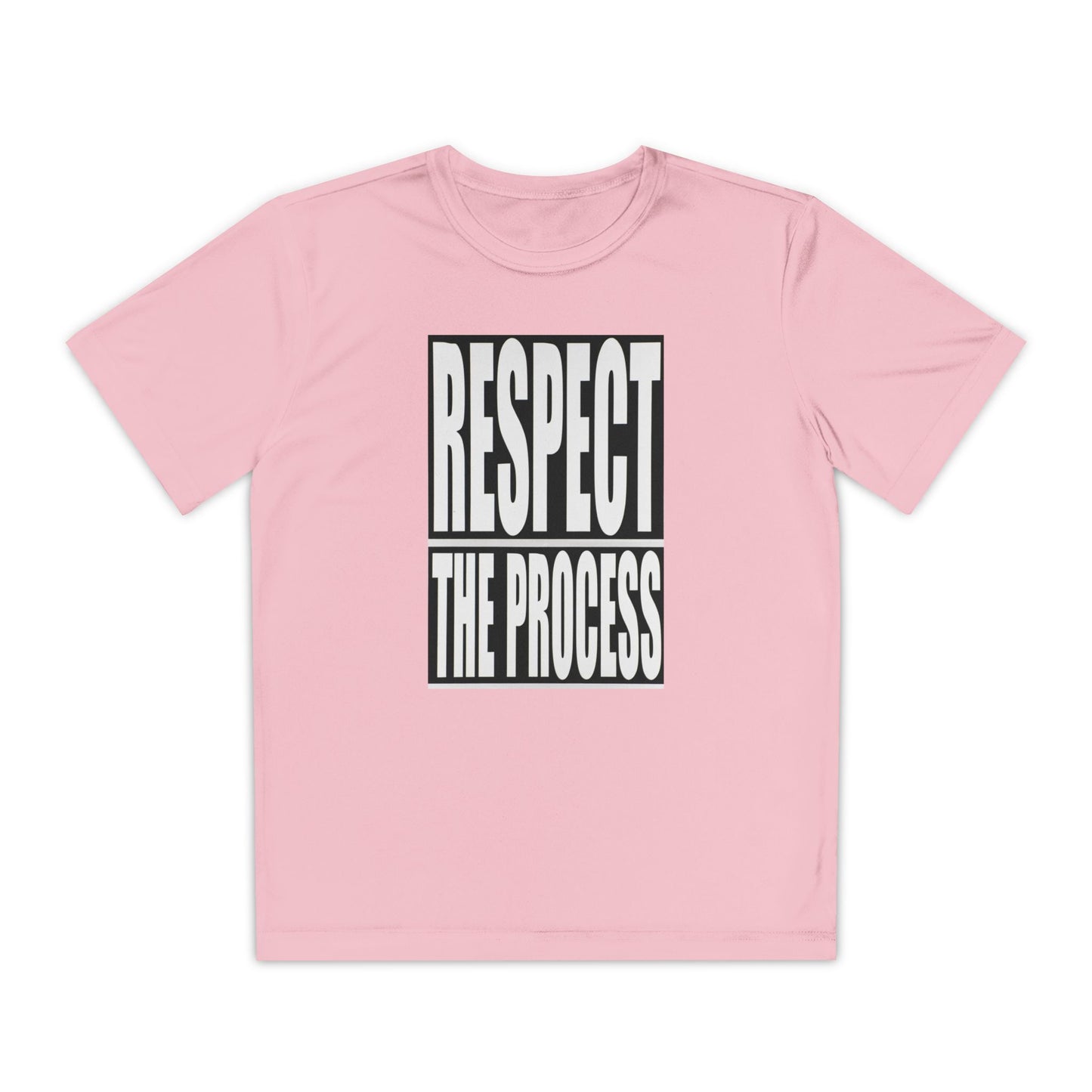 Respect The Process Youth T-Shirt — Motivational Sports Tee for Young Athletes