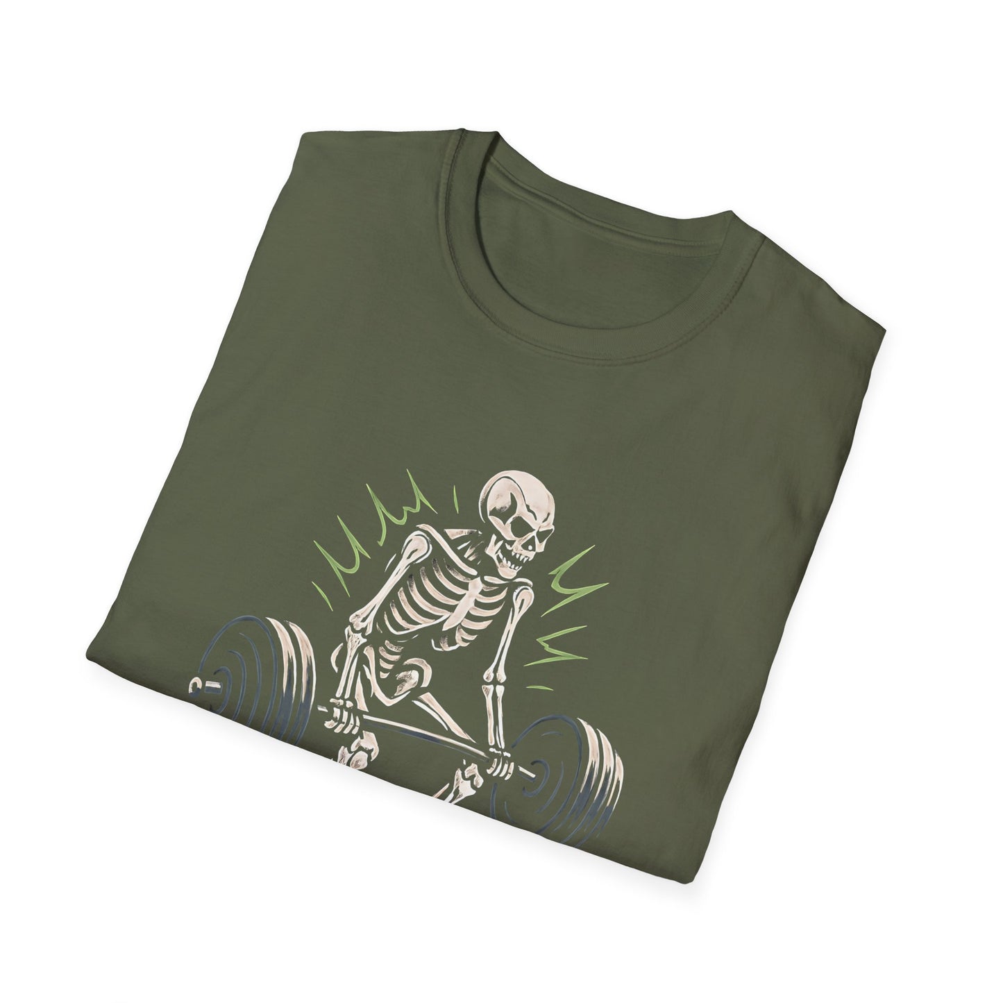 Skeleton Lifts Barbell T-Shirt