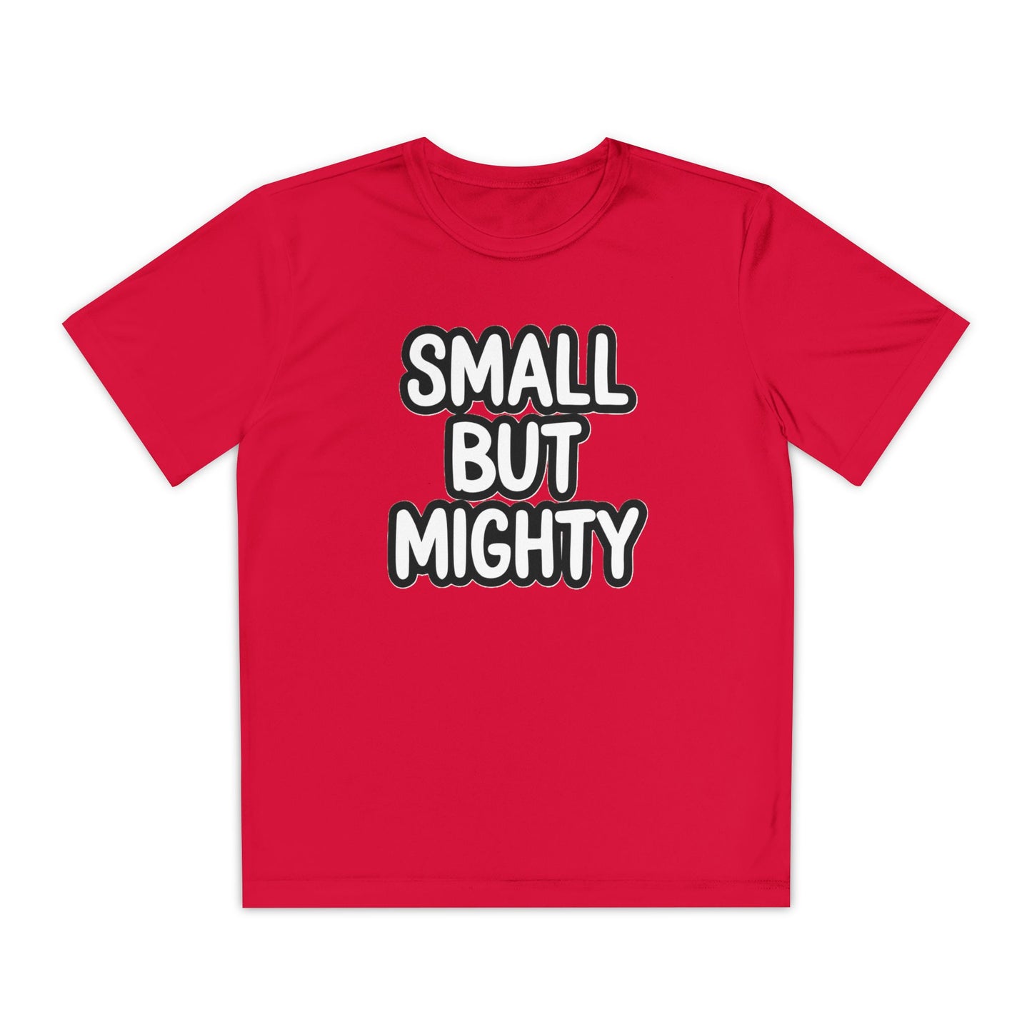 Youth T-Shirt — "Small But Mighty" Motivational Kids Tee