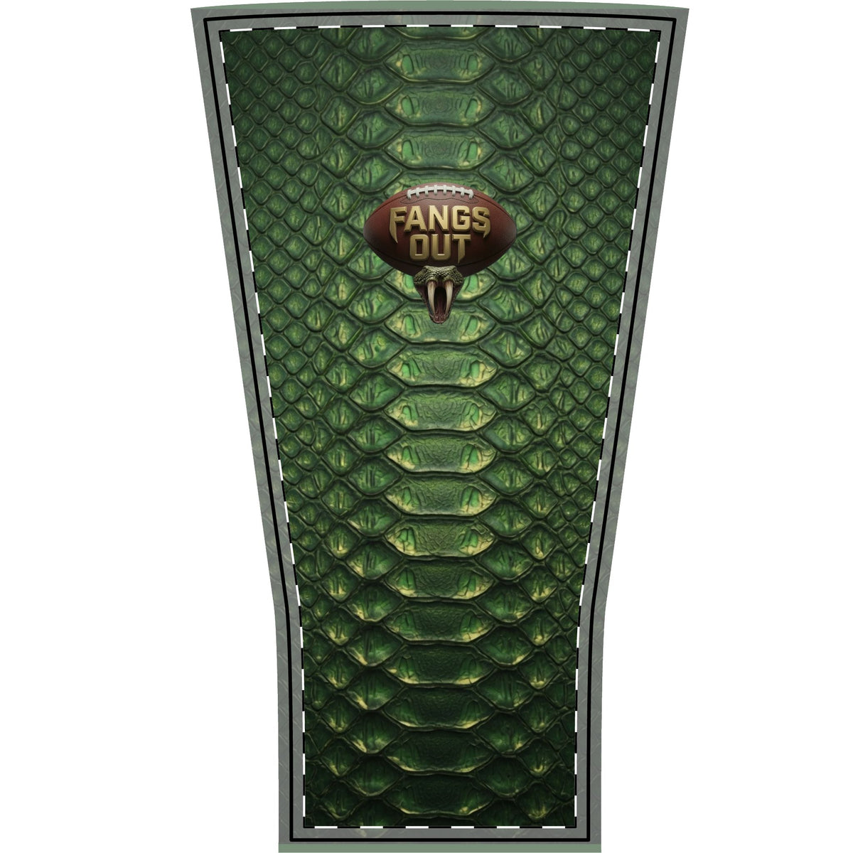 Snake Scale Arm Sleeve – “Fangs Out” Football Compression Sleeve