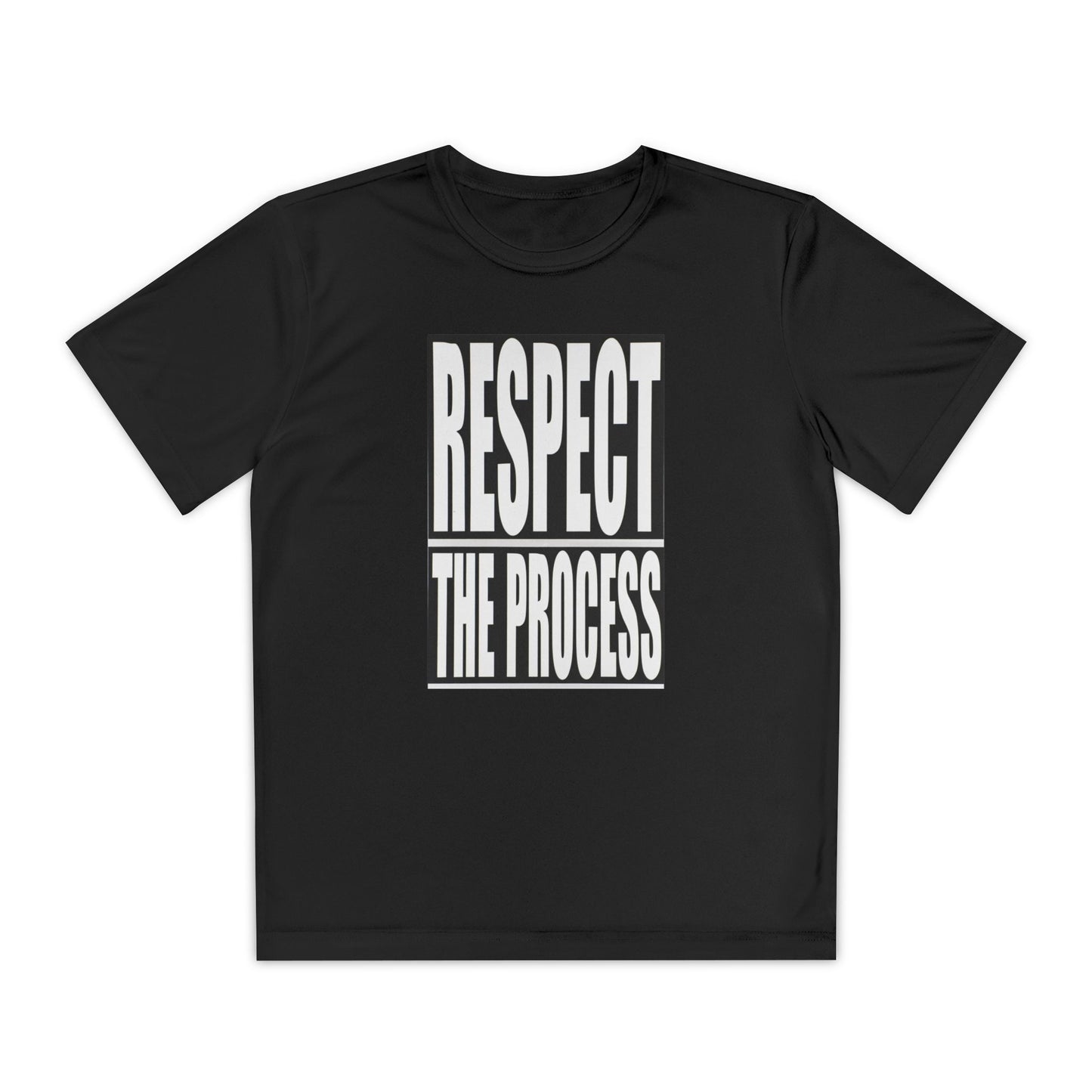 Respect The Process Youth T-Shirt — Motivational Sports Tee for Young Athletes