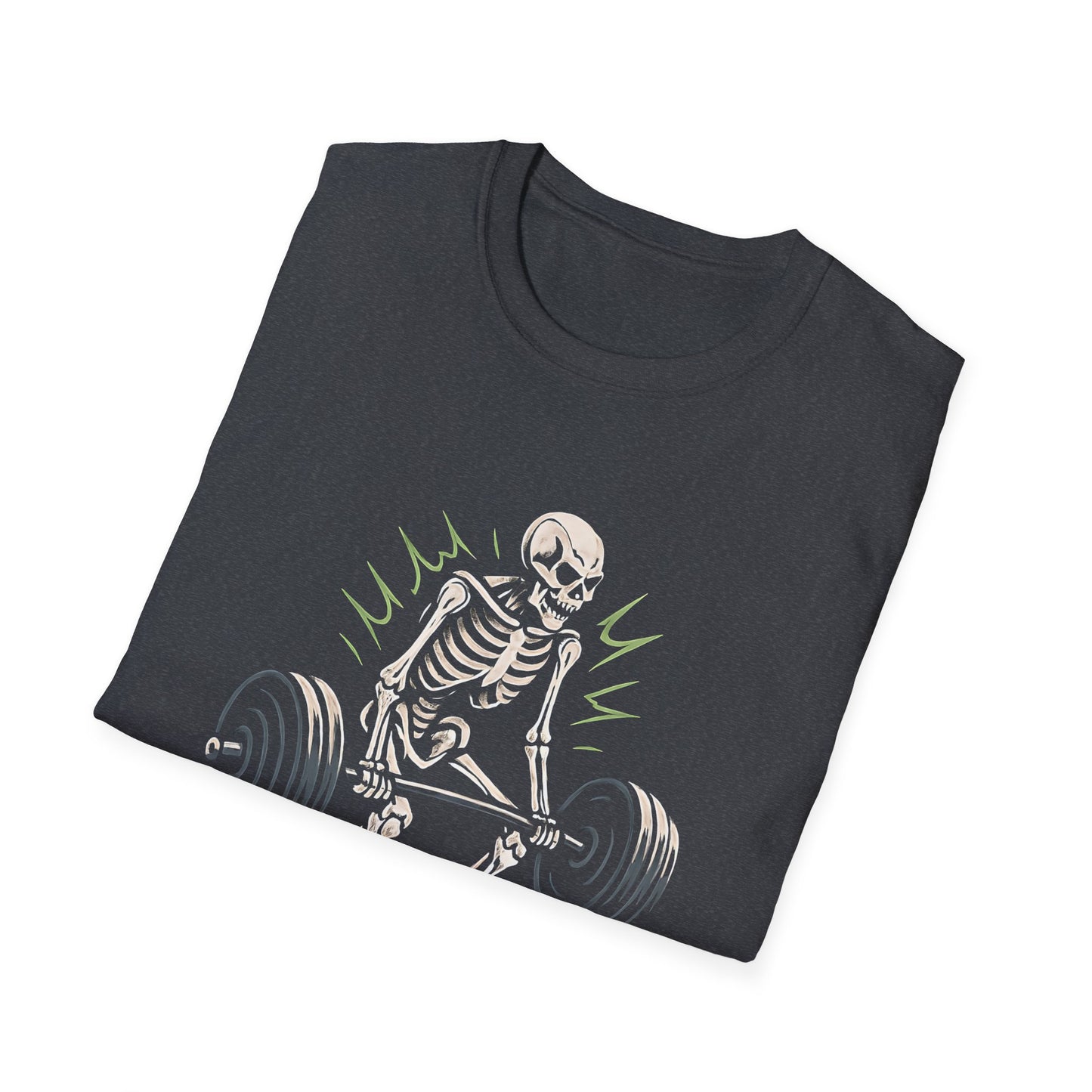 Skeleton Lifts Barbell T-Shirt